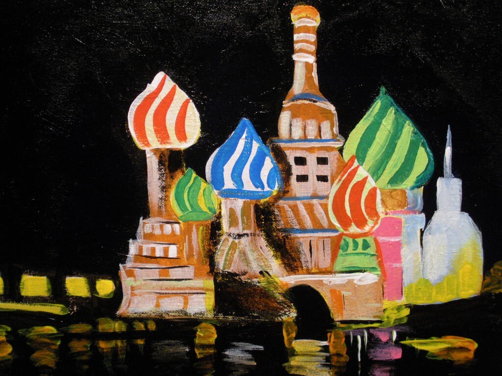 THE KREMLIN 11×14 by BOBBY EDMON original