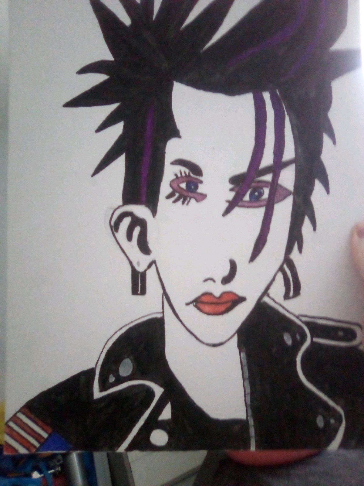 Punk Rock Girl Ar Portrait