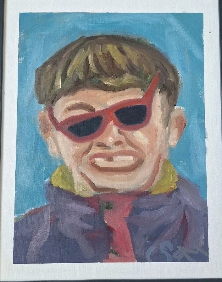 Oliver Tree artist painting Print 11×14