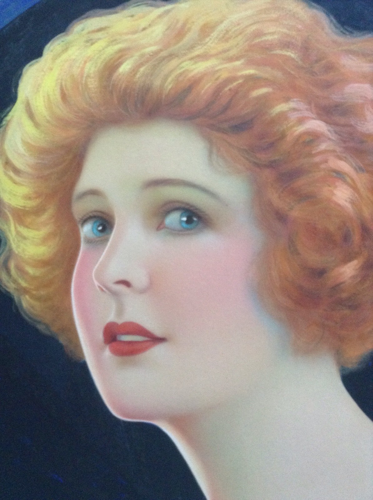 R.N. CROSS Original Signed Vintage Illustration Silent Film MARGUERITE CLARK