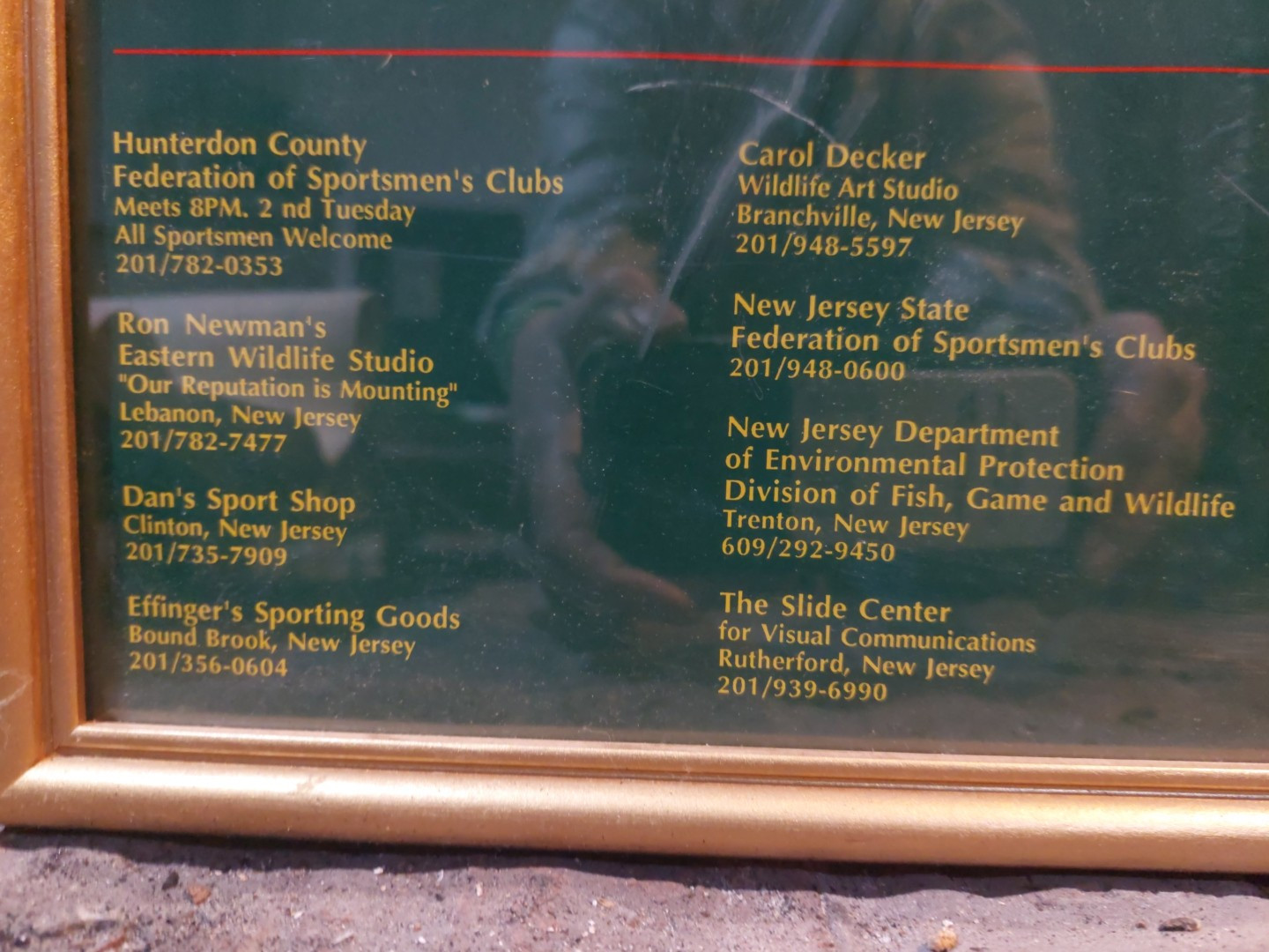 Garden State Deer Classic 1989 First Commemorative Poster NJ artist Carol Decker