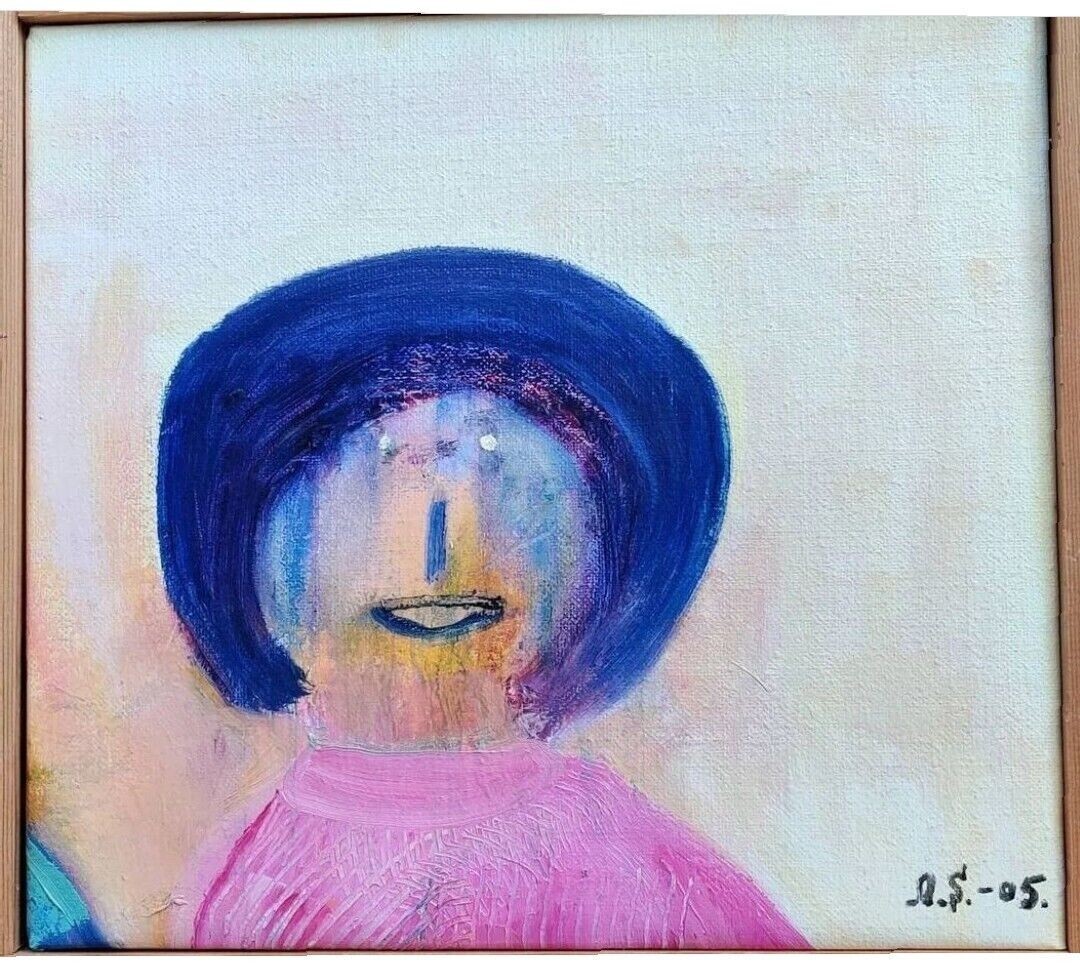My Blue Hat. Dated 2005