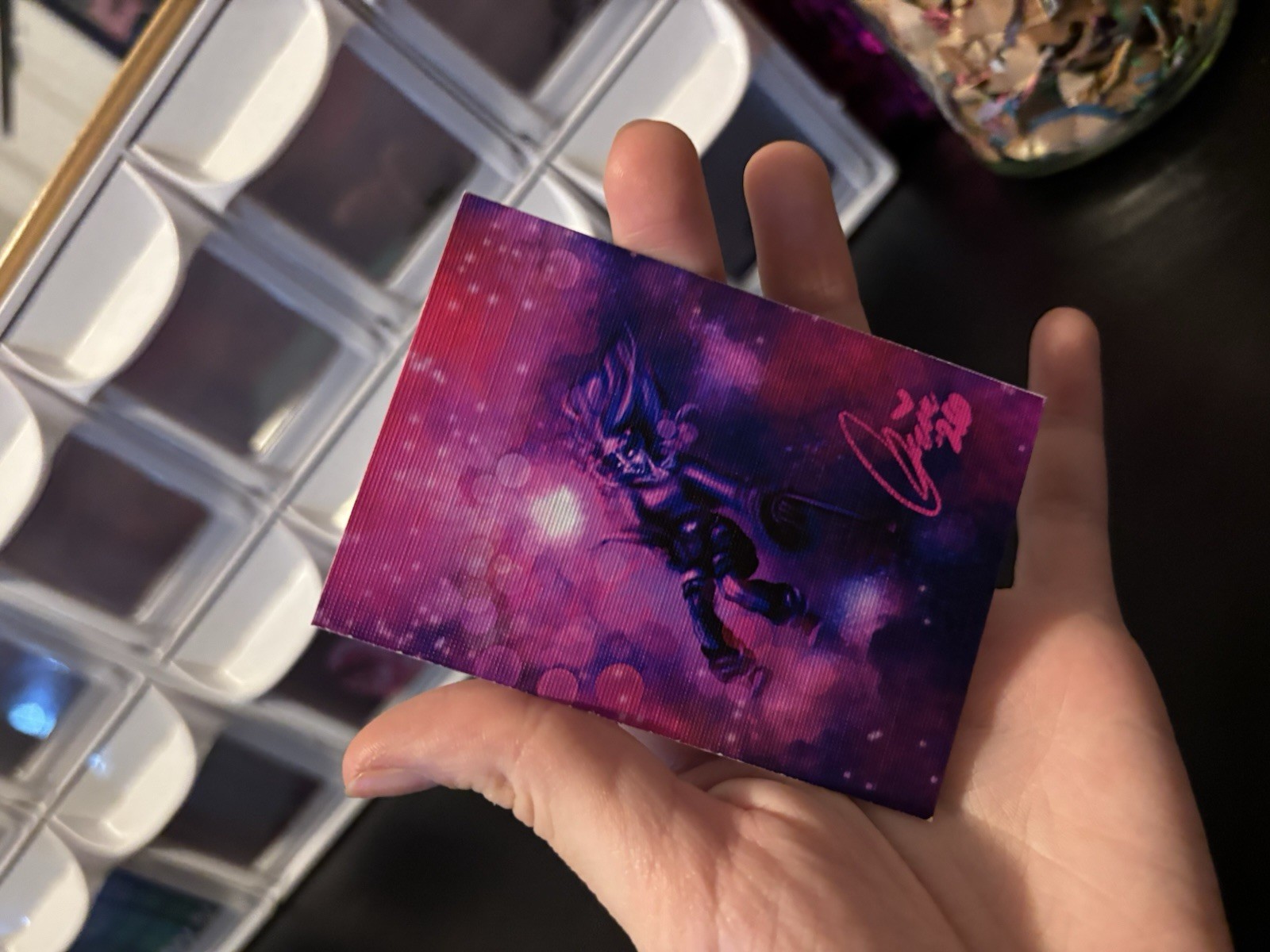 aceo art card print “float”