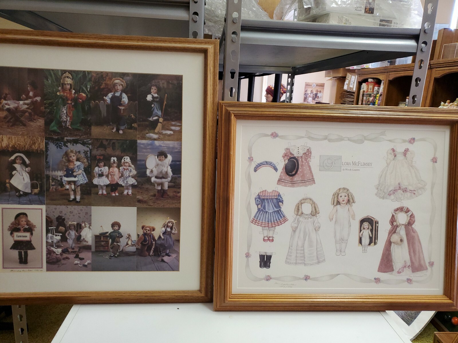 Artist Wendy Lawton 2-piece Set Framed Pictures