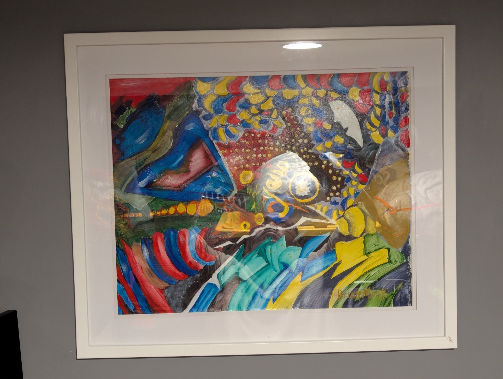 Lost Dimensions – Original Abstract Acrylic Painting
