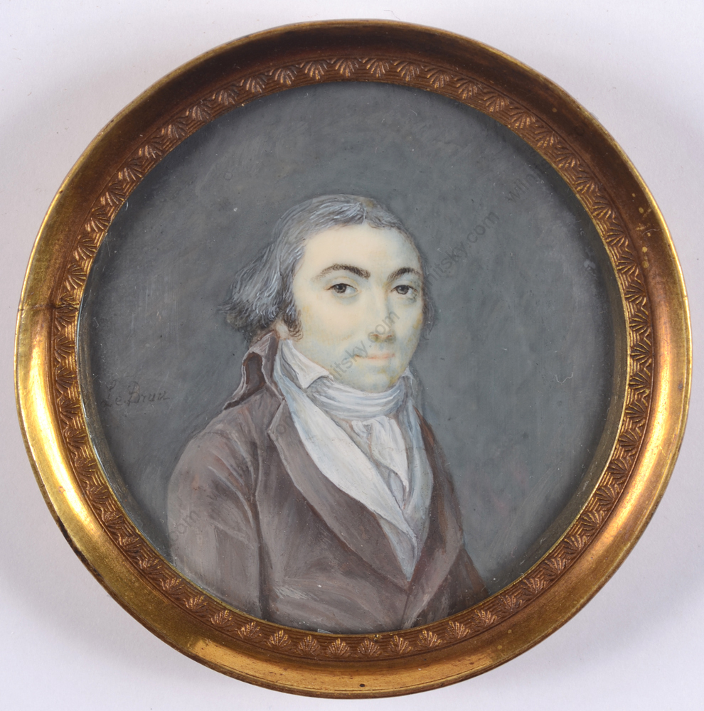 Mme Rosalie Vaysse (fl. 1800/1801) «Portrait of a young gentleman», miniature