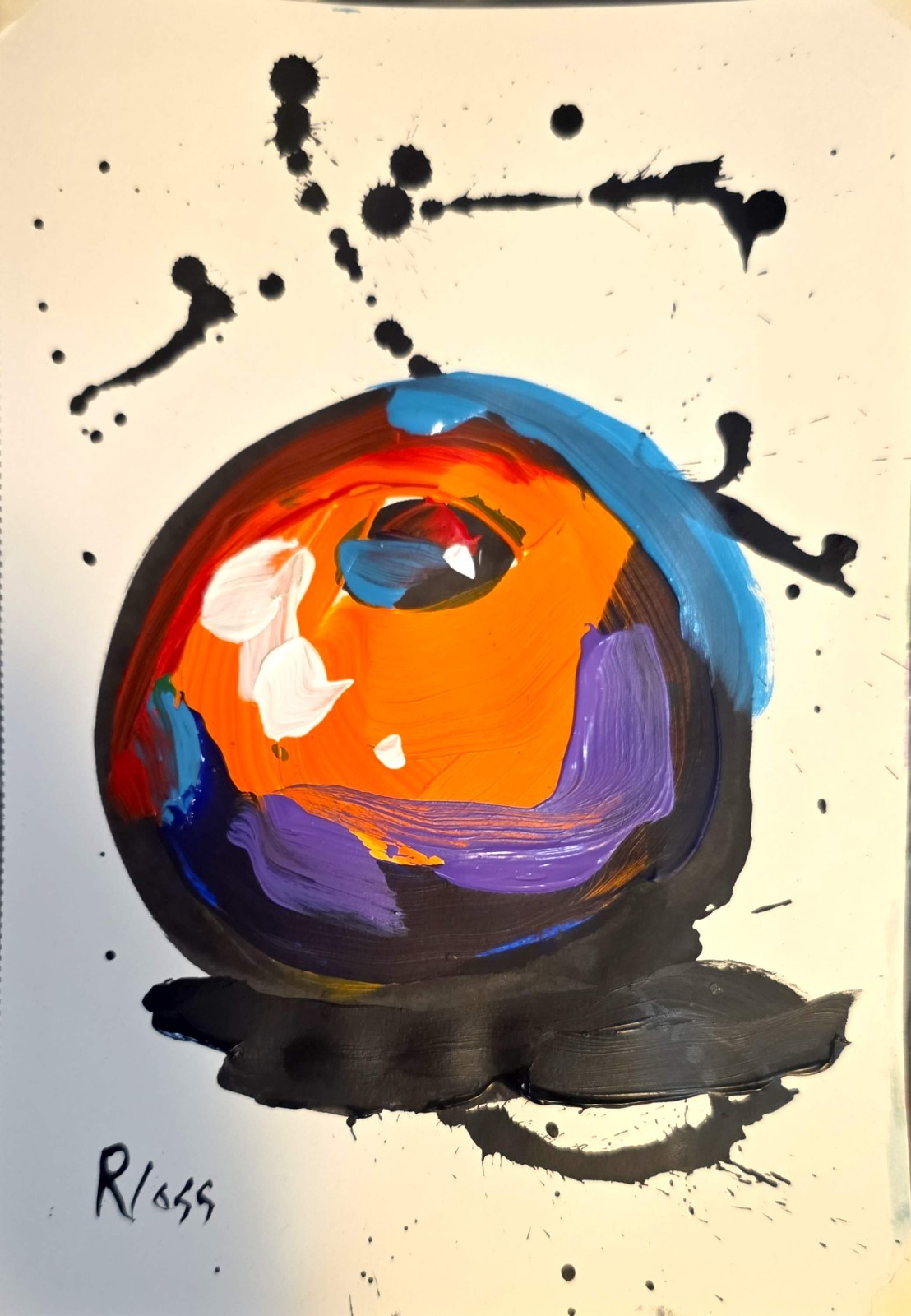 Richosso Orange 7 x 10 paper