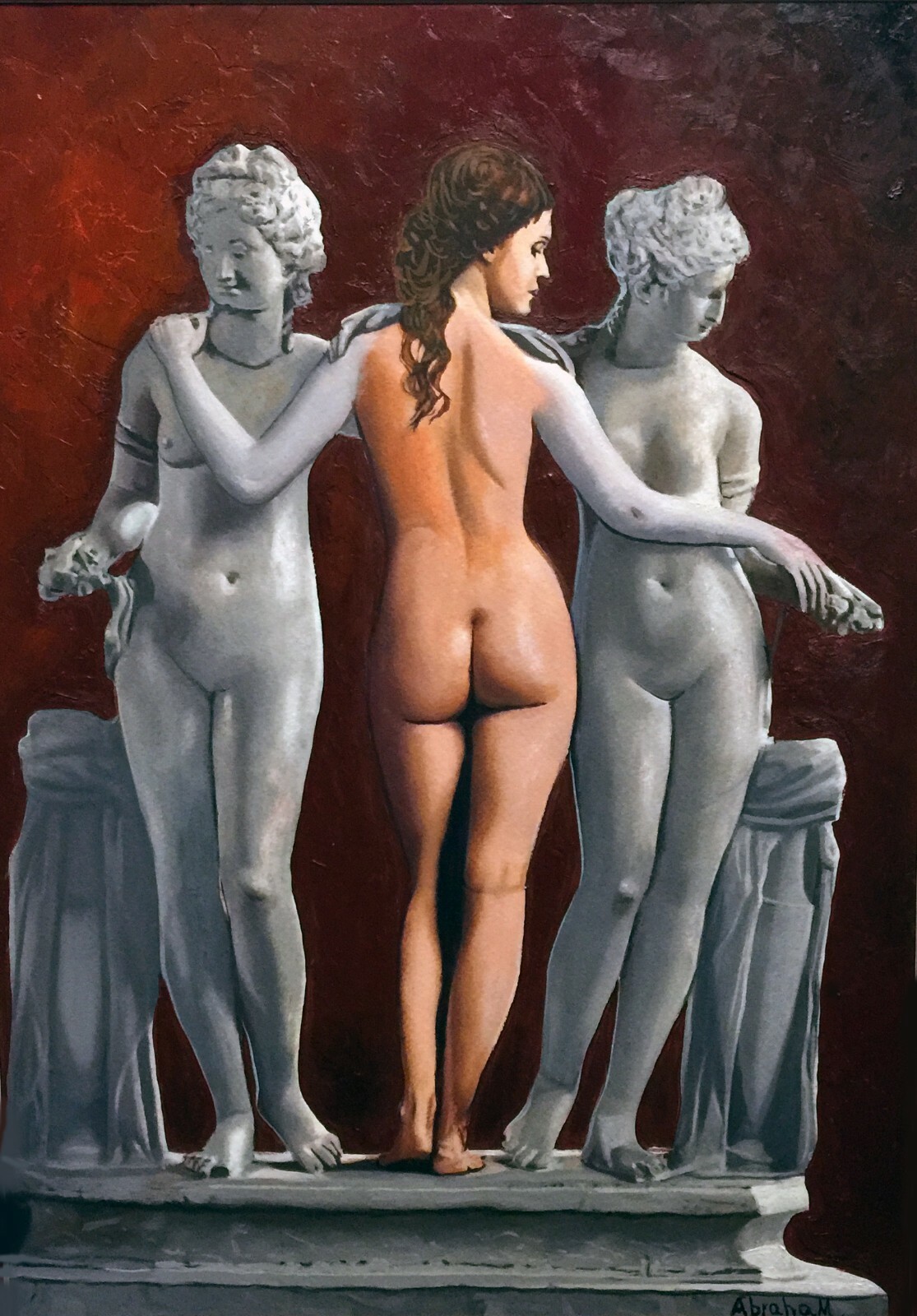 Oil Painting original by Abraham