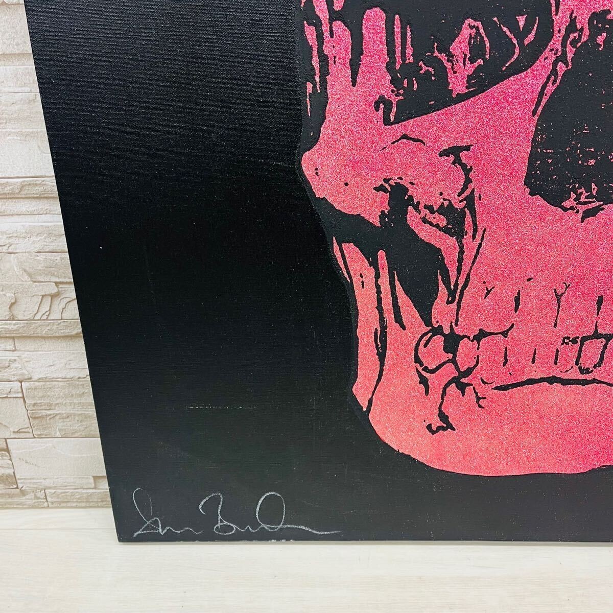 Shane Bowden – Scull Signed Original Art Painting Mixed Media on Canvas