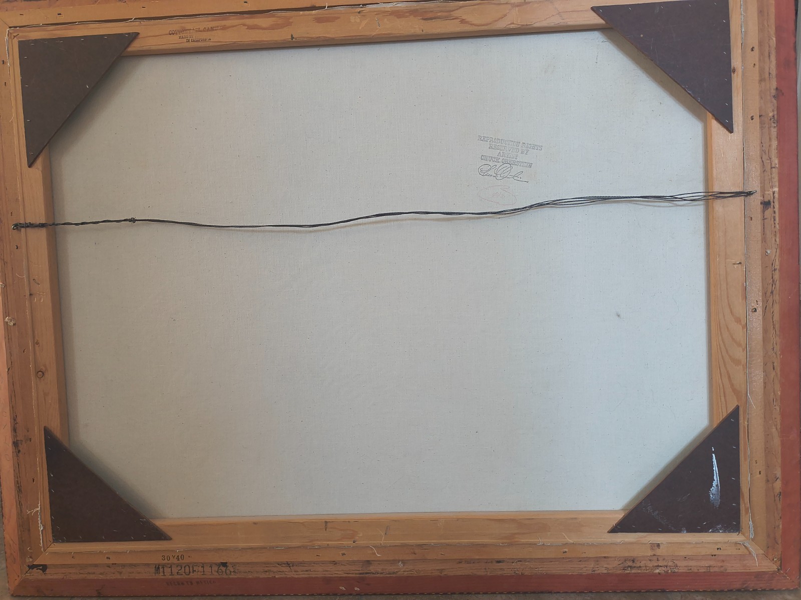 Chunk Oberstein Signed Original Ringing Bros and Barnum & Bailey