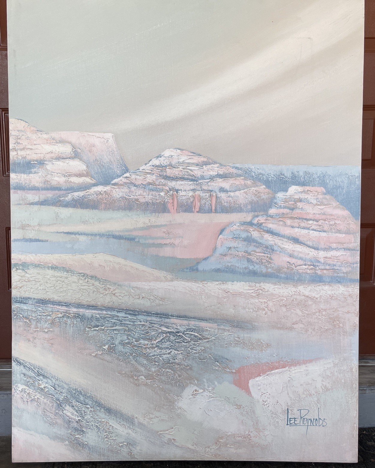 Lee Reynolds Landscape Acrylic Painting 30″X40″Signed On Canvas