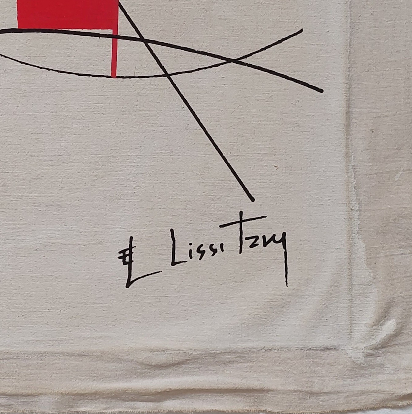El Lissitzky Signed Abstract Oil Painting on Canvas – Constructivist Art