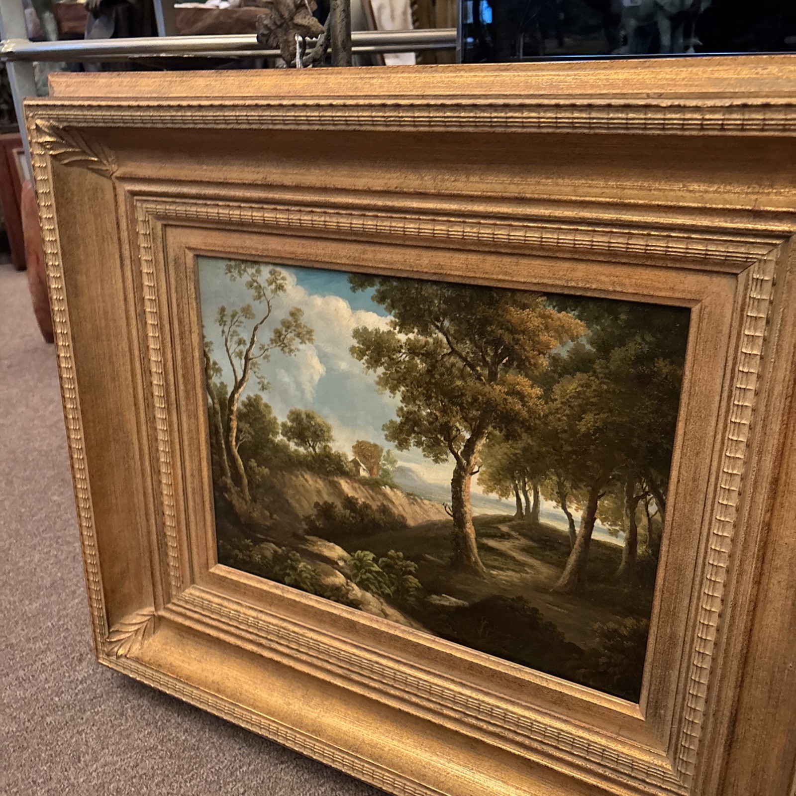 Series Of 3 Landscape Oil On Board Paintings Signed And Framed Price For 3
