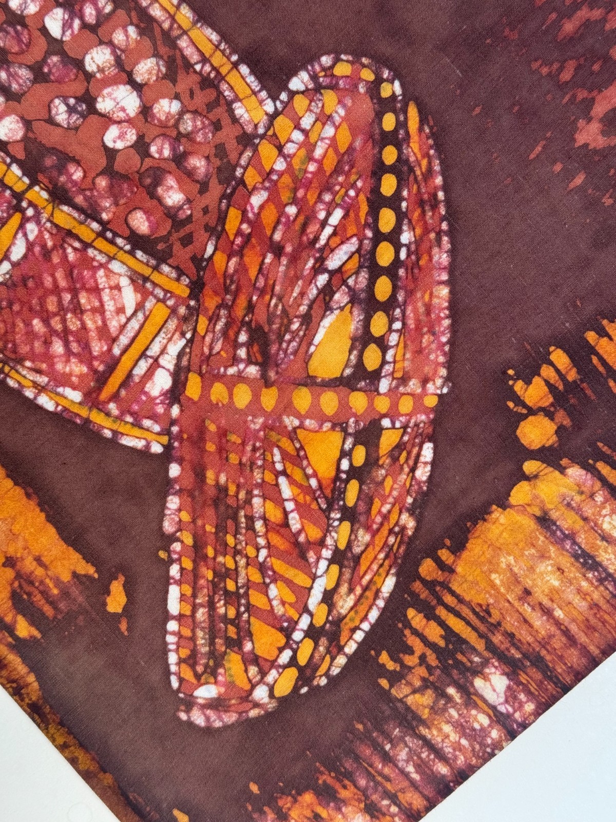 VINTAGE ORIGINAL ASIAN BATIK PAINTING SNAKE CHARMER COBRA INDIA MIDDLE EAST ART