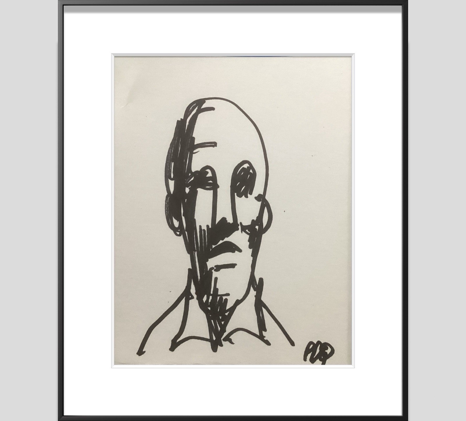 PDQ Artist Original Paintings Figurative Abstract Realist Marker Ink 4×6 Paper