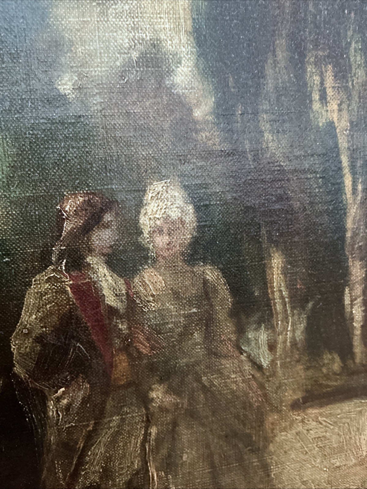 Anton Romako Austrian Master – Signed Oil Painting on Panel, c.1860/70
