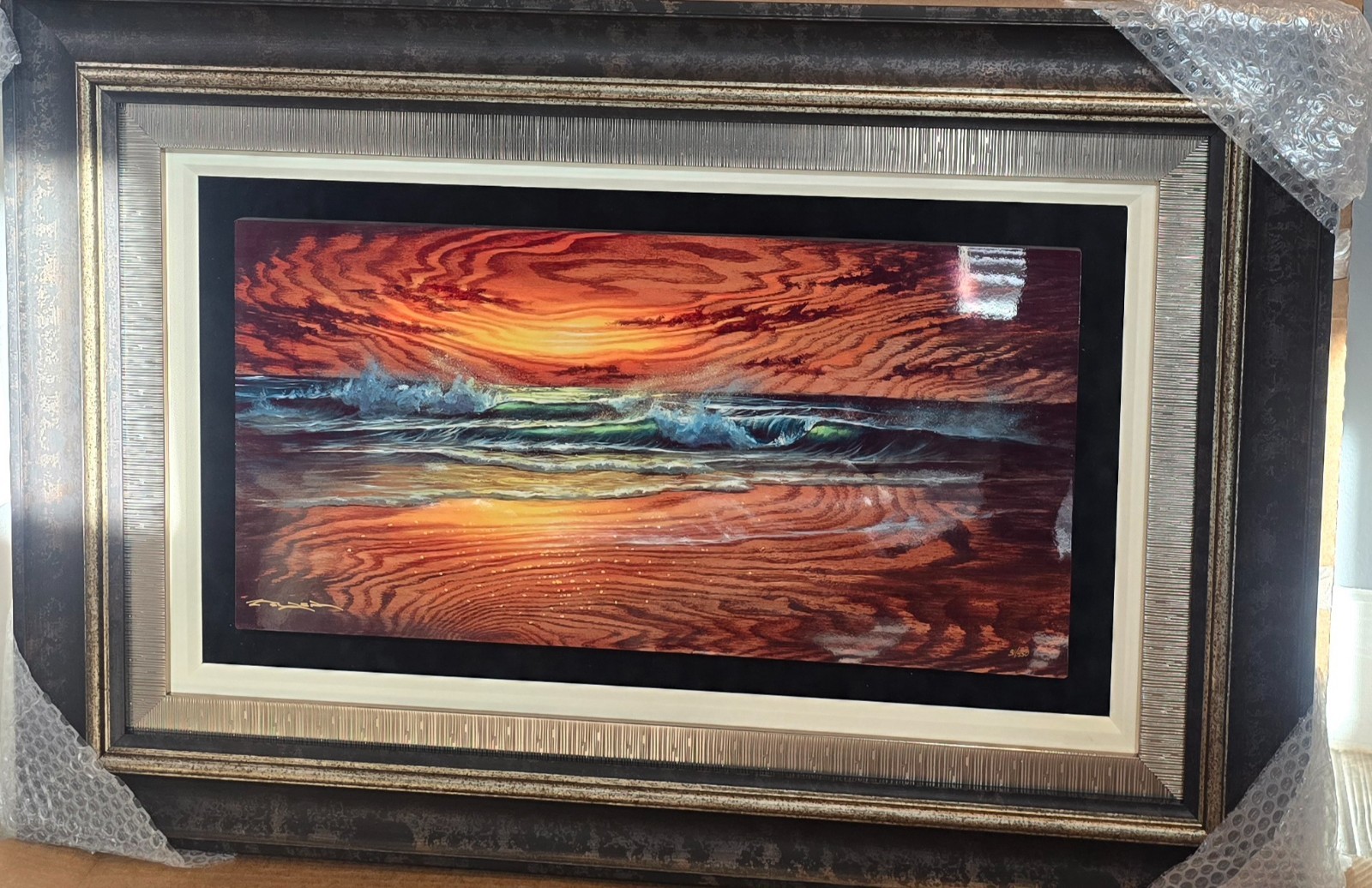 Matt Beyrer Art – Tide Ends [2021] Dye Sublimation on Wood – Hand Signed