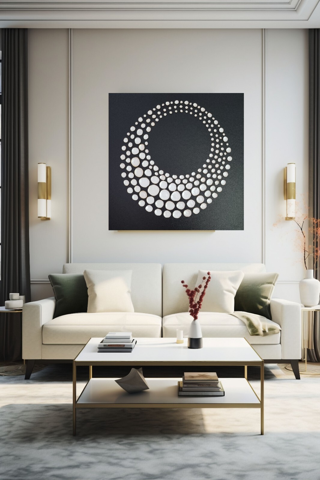 Painting Modern. Original textured art, Modern art clay, 3D art, Moder