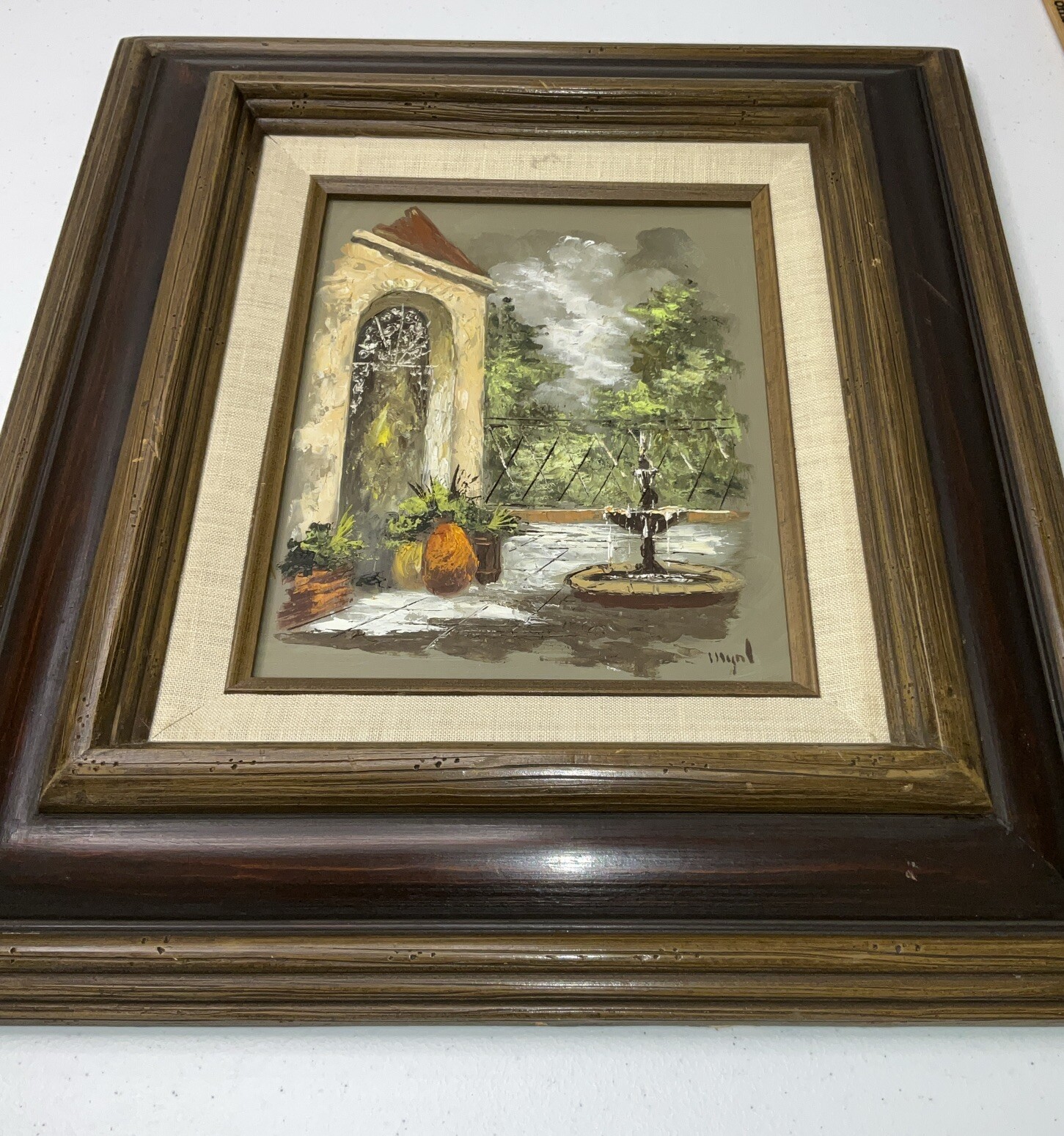 Myrl D’Arcy Painting Signed Original Oil Framed Medium