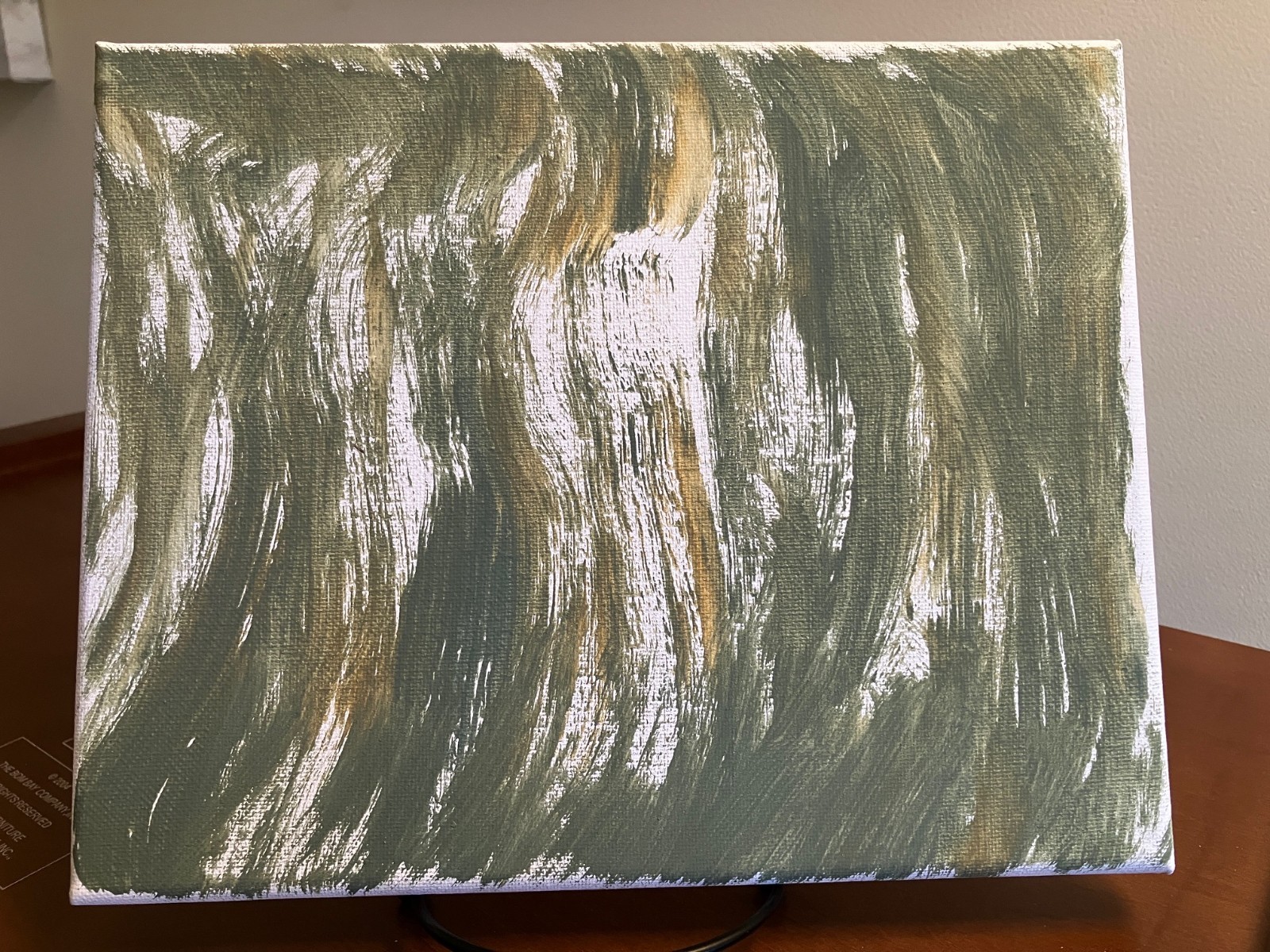 8×10 Acrylic Painting Specialist Bamboo Trees «Botanical Collection» Original