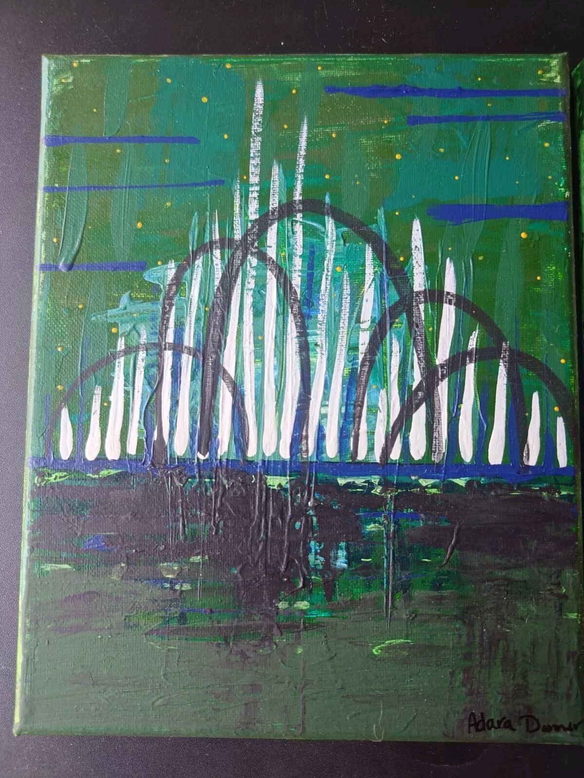 Untitled #7 Adara Danner Original Set Of Two Acrylic On Canvas