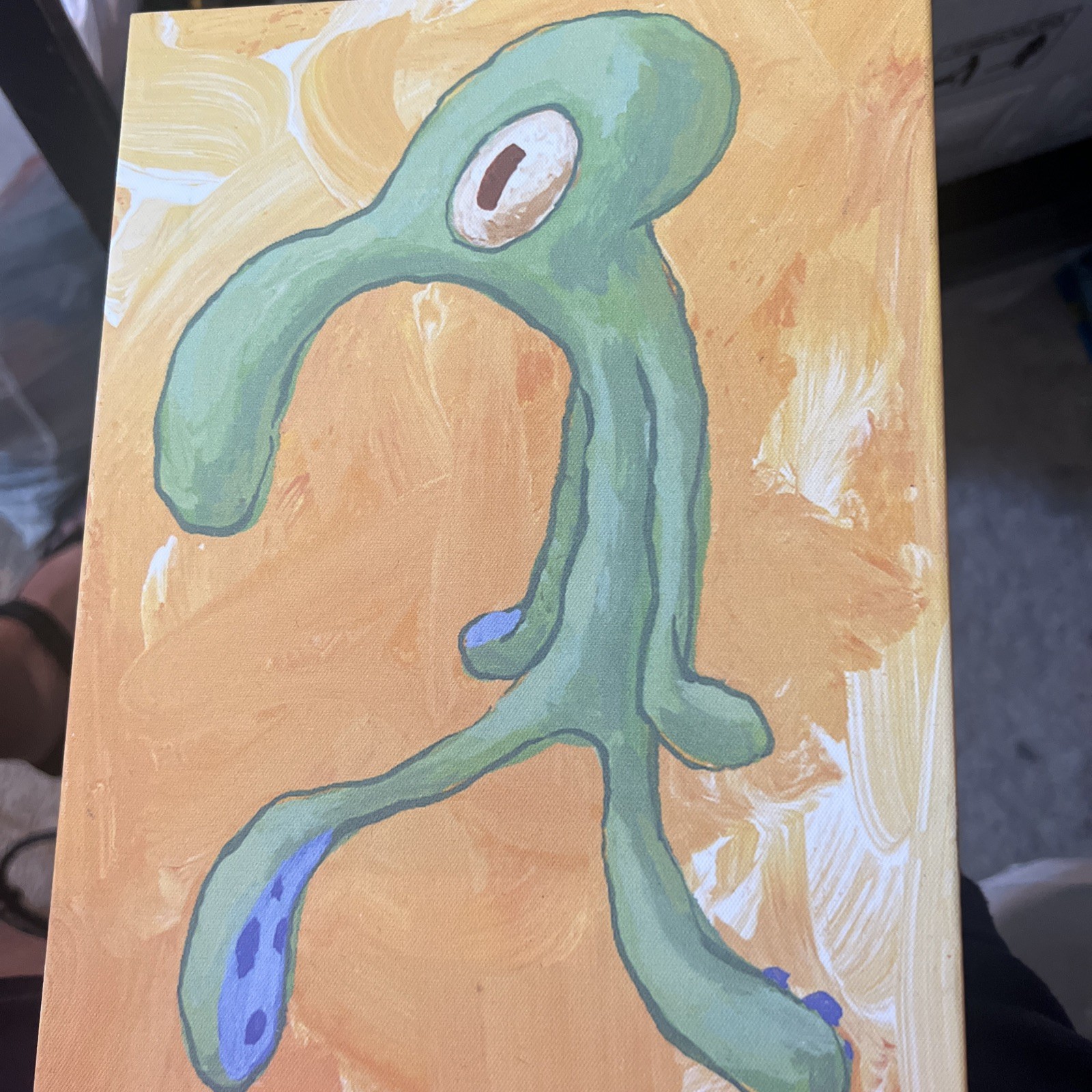 SpongeBob Squidward Bold And Brash Painting Meme Hot Topic