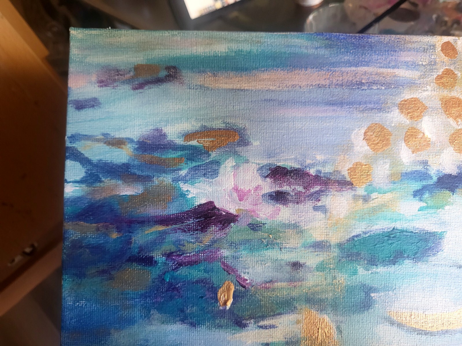 Original acrylic painting, «Meditation Zen»,11 by 14″,canvas board