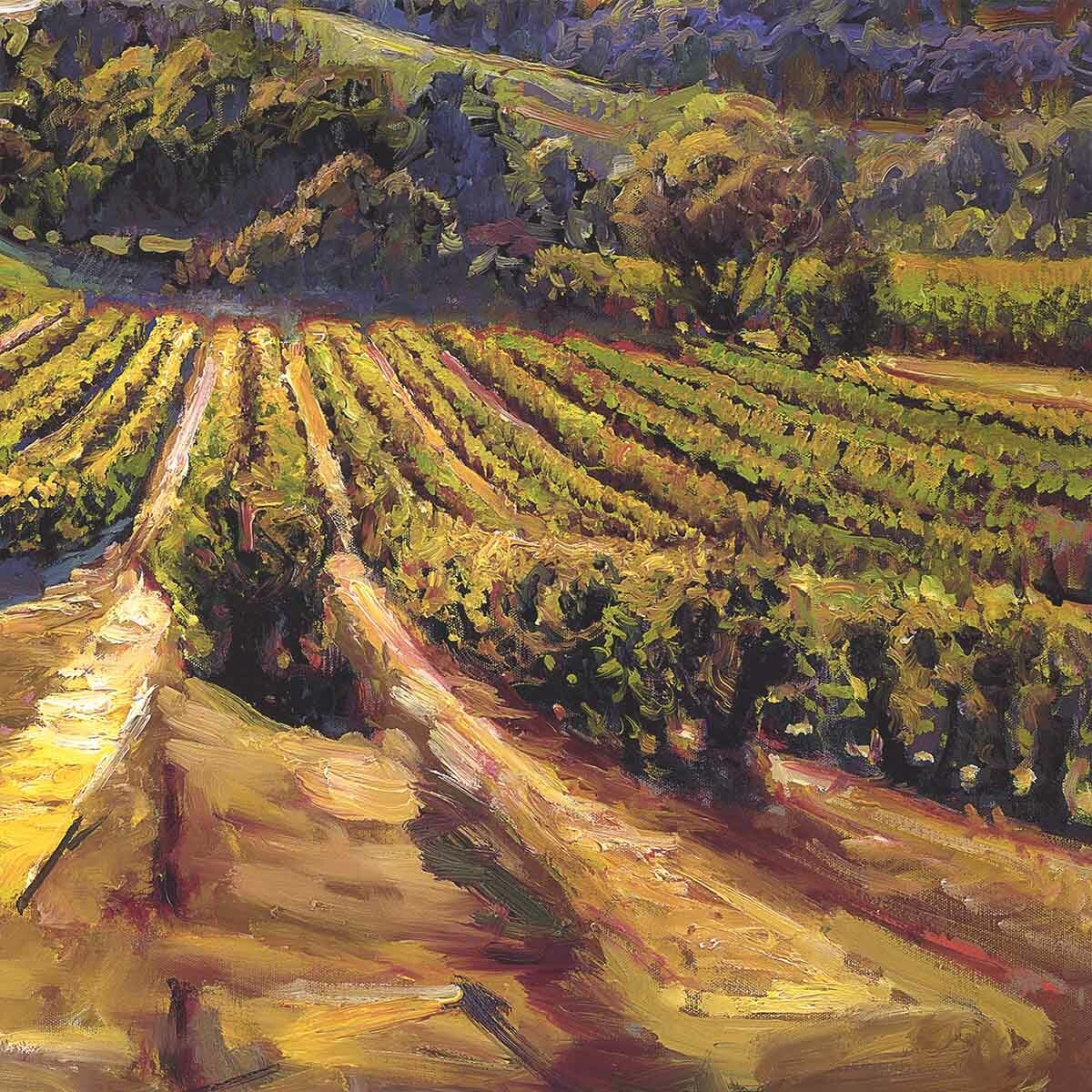 40W»x30H» APPROACHING HEAVEN by BROOKS ANDERSON -STAIRWAY FIELD OF DREAMS CANVAS