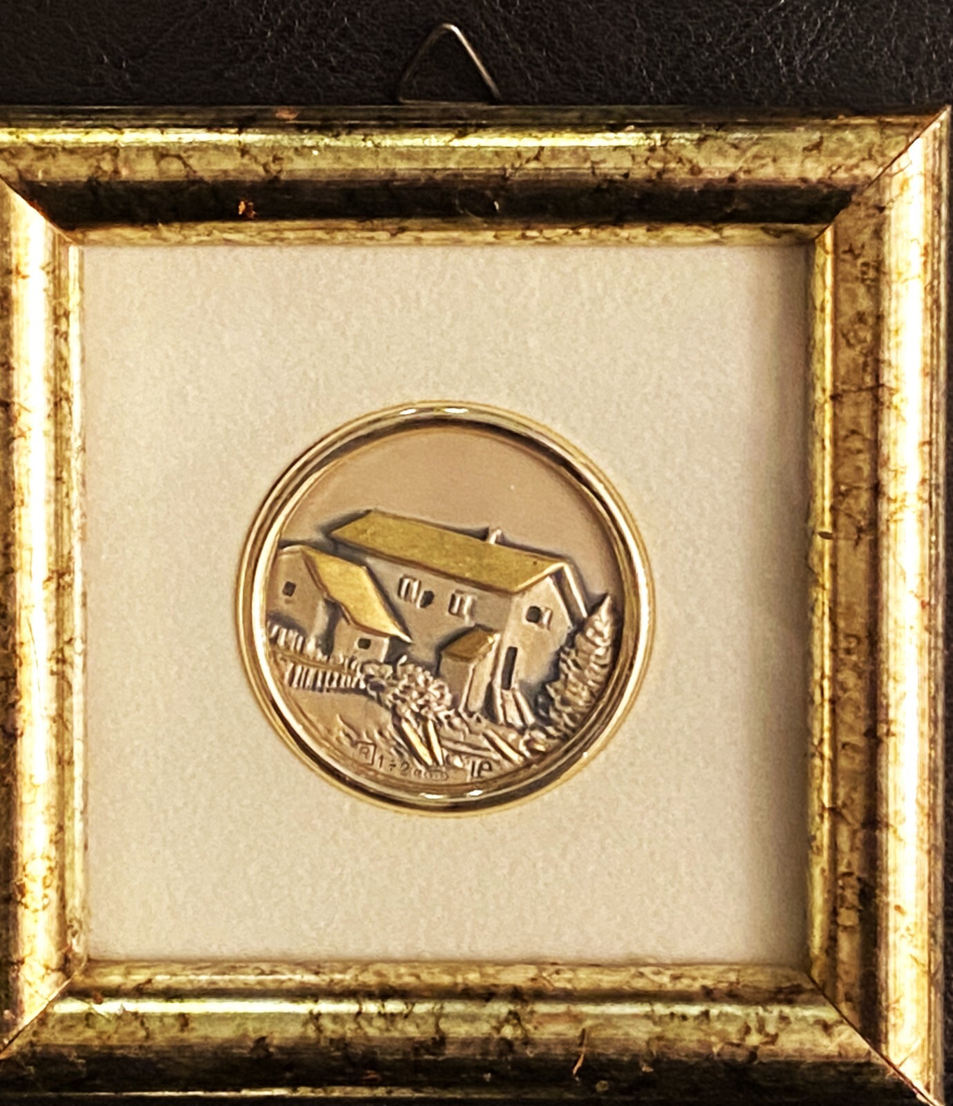 VTG «925» Sterling Silver Framed Wall Plaque by Zeta Studio D’Arte Co., Italy!
