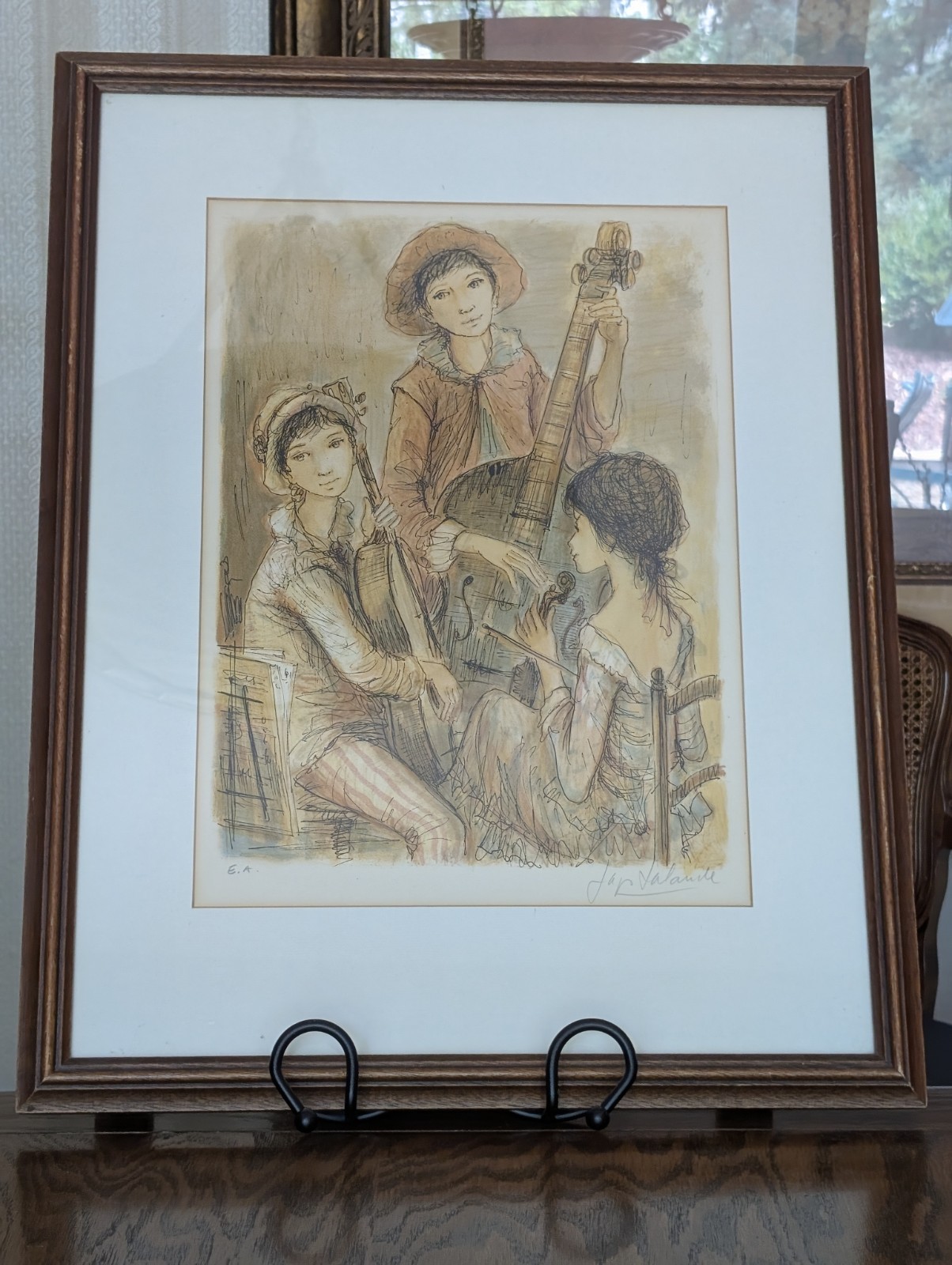 Jacques Lalande «Arcana» Mystery Lithograph Signed Number Certified 1976 France
