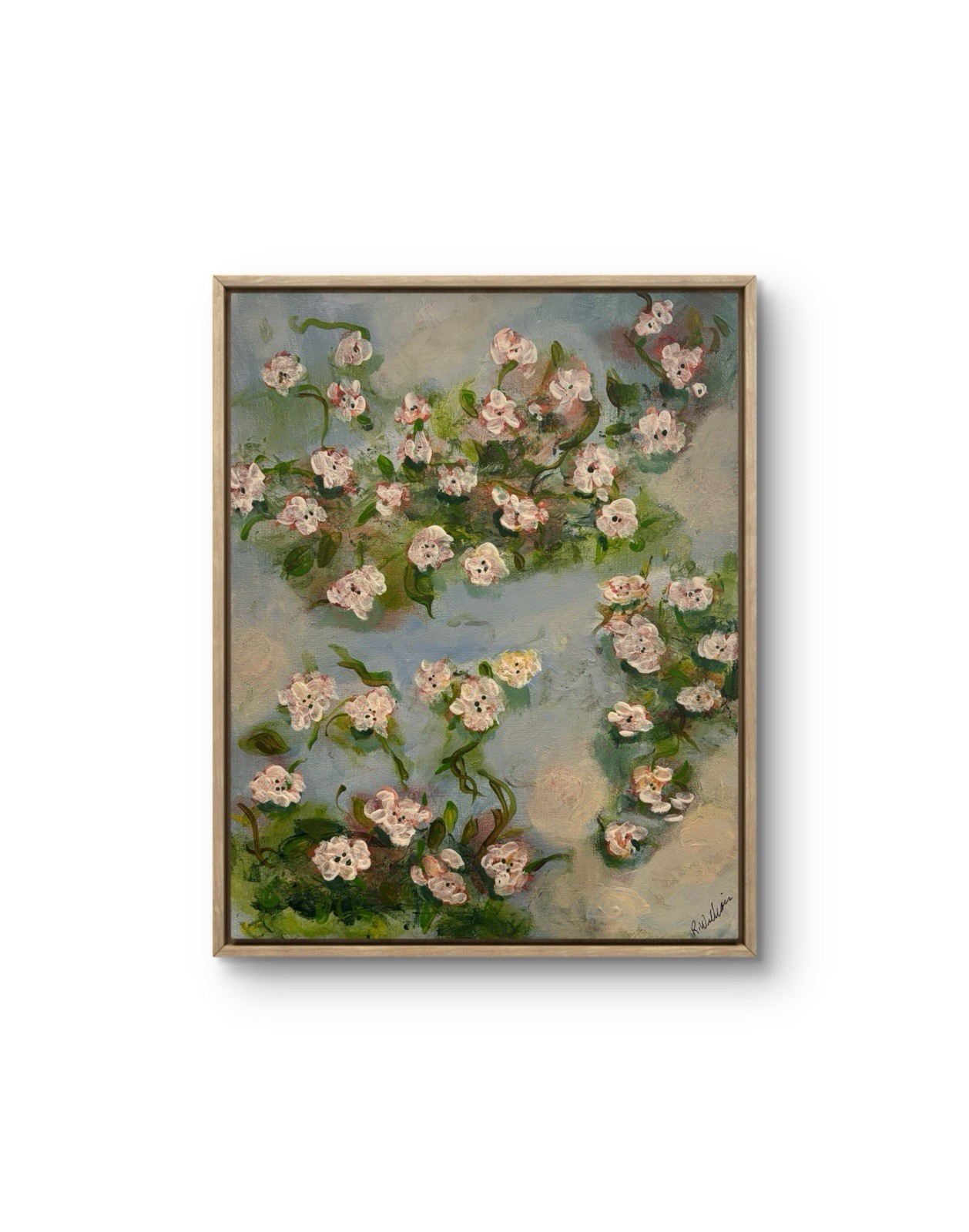 Taylor Swift inspired Wildest Blooms Painting Canvas 14×11 in Impressionism Art