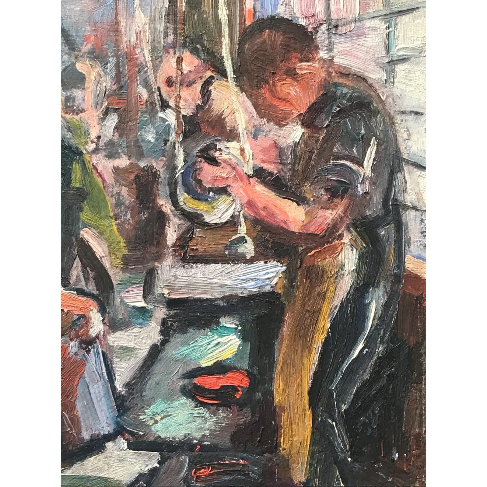 1930s Machine Age Painting- unsigned