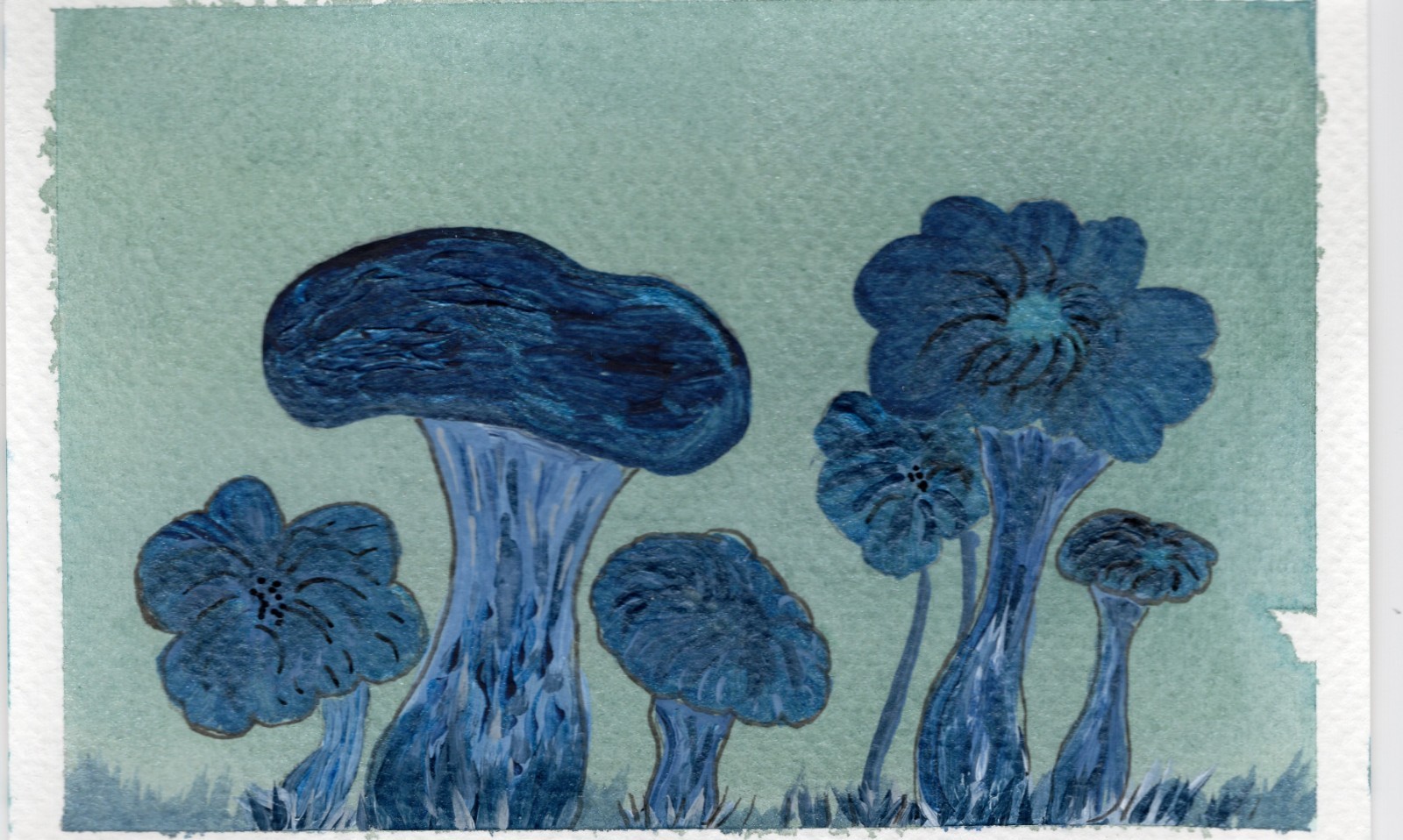 ACEO Limited Edition Art Print Nature Numbered Prints Watercolor Ink 1 of 12
