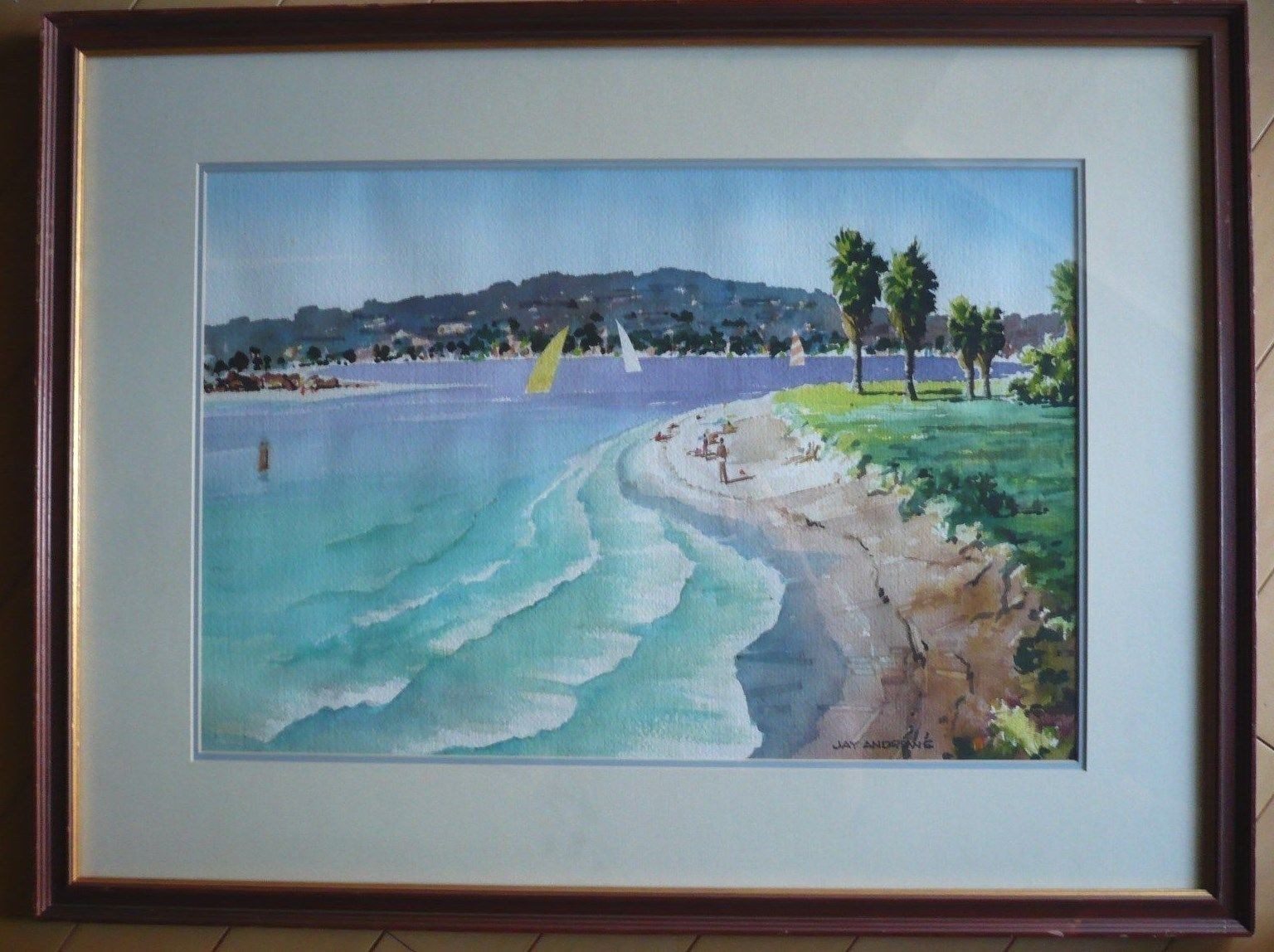 JAY ANDREWS, SAN DIEGO CALIFORNIA CA SEASCAPE COASTAL BEACH COAST IMPRESSIONIST