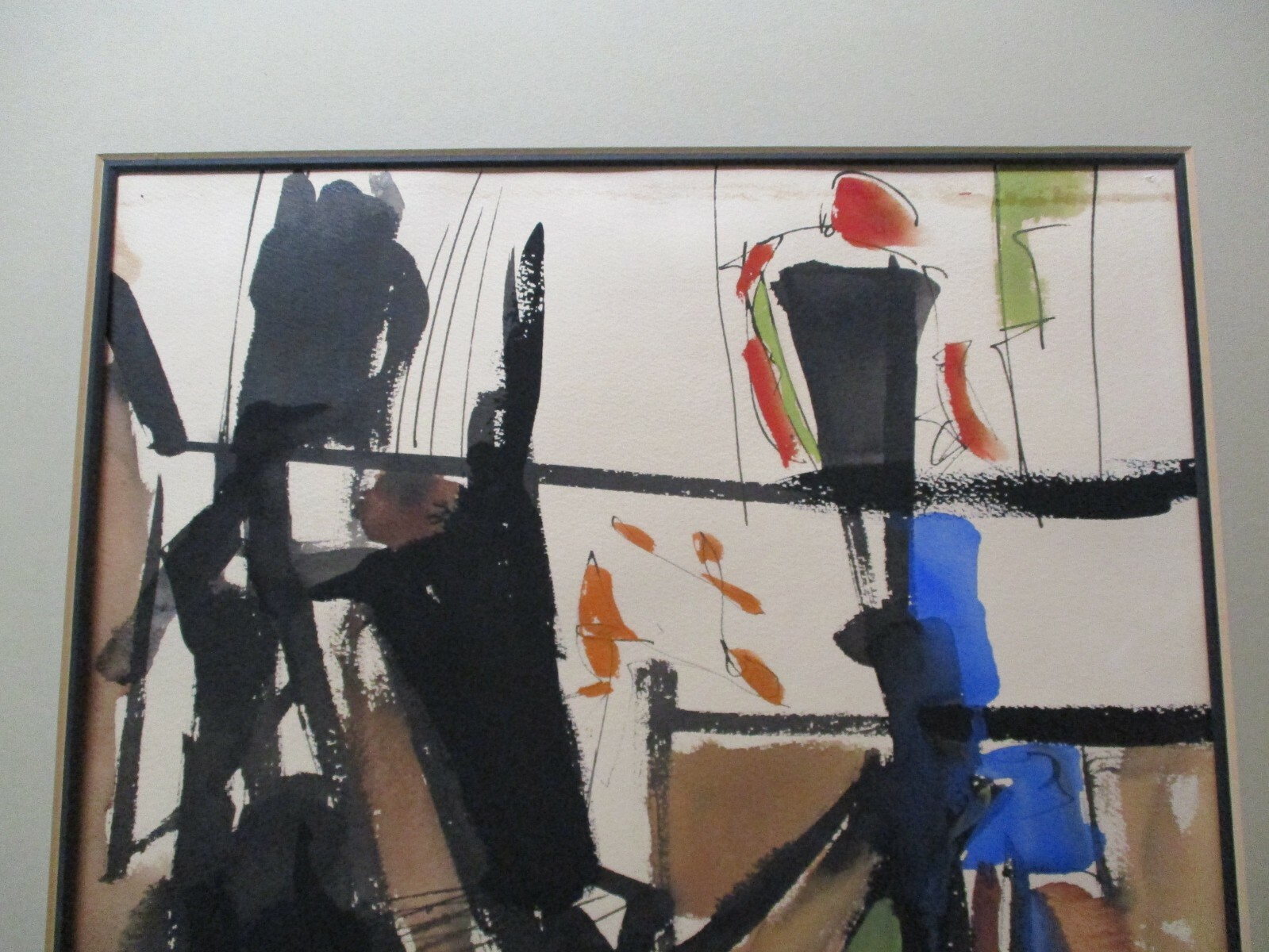 VINTAGE ABSTRACT EXPRESSIONISM PAINTING MODERNISM 1970’S MYSTERY ARTIST SIGNED