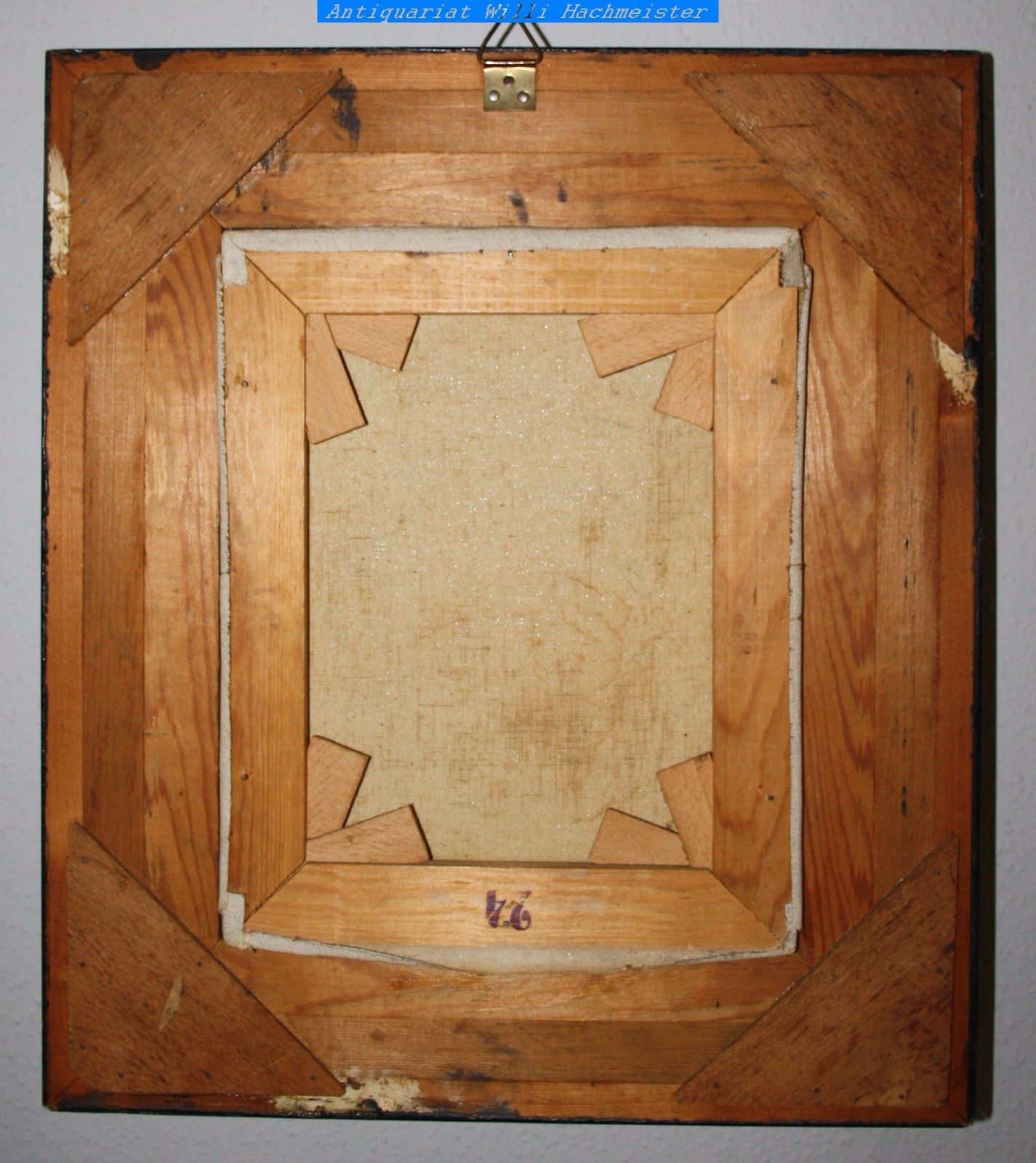 Maritime Breast Portrait, Signed – Oil / Canvas 30x24cm / Shellac Frame 45.5×40.0cm