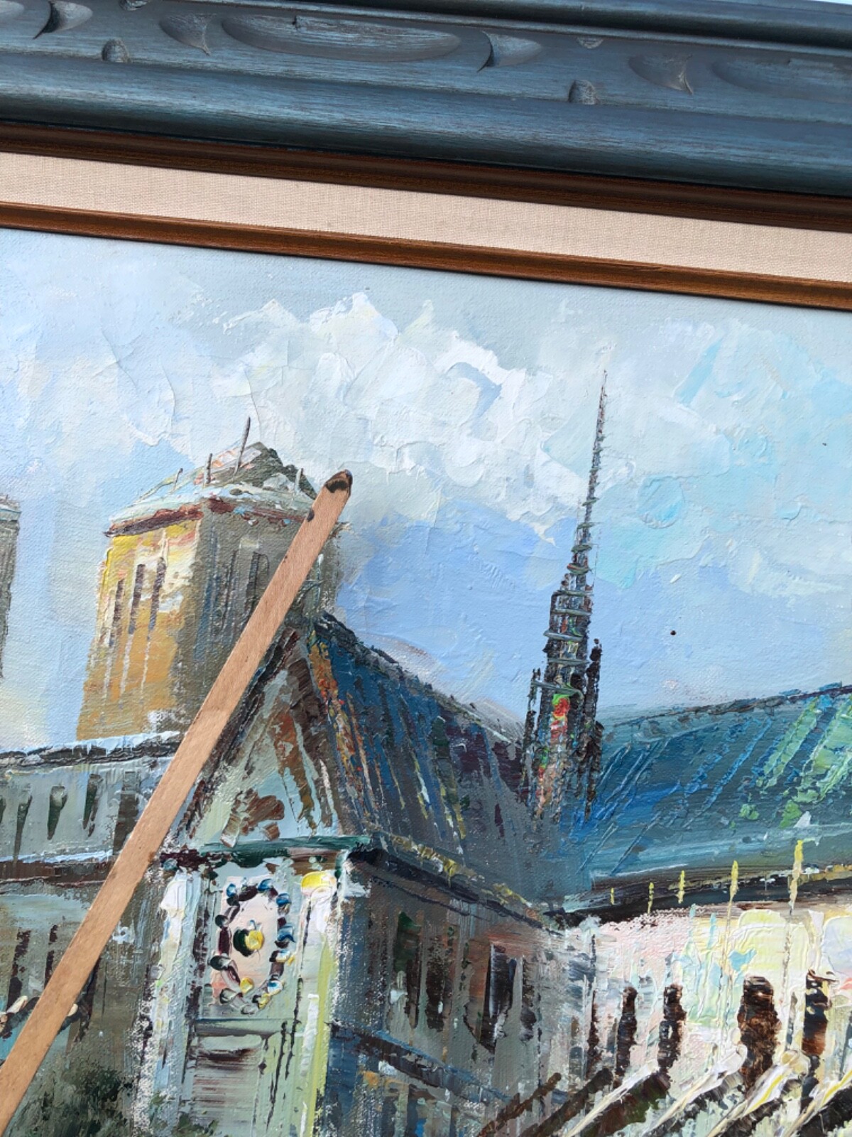 Caroline C Burnett (1877-1950), Original Impressionistic Oil Painting. Signed