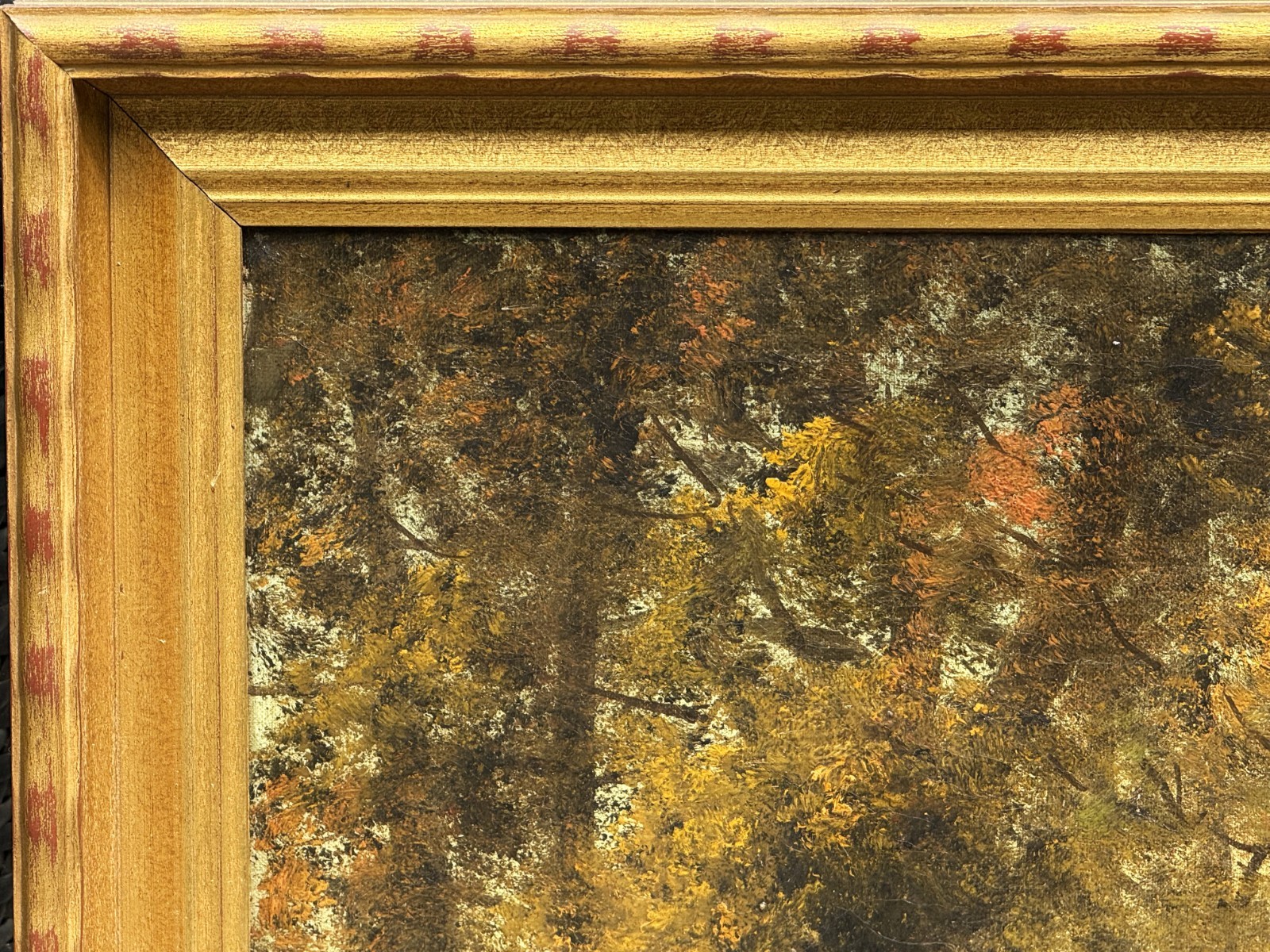 ANTQ Early 20th C Original Continental School O/C Wooded Landscape, Signed (?)!