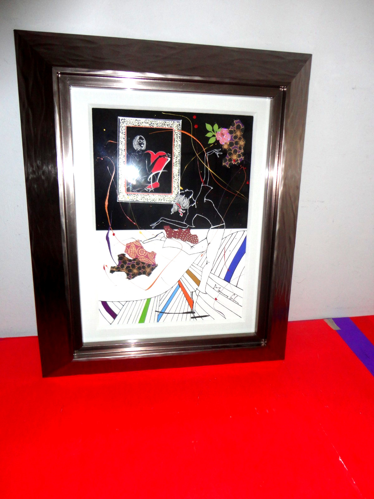 Marcus Glenn Signed from «Dimensions of Art Series» Mixed Media Giclee on Paper