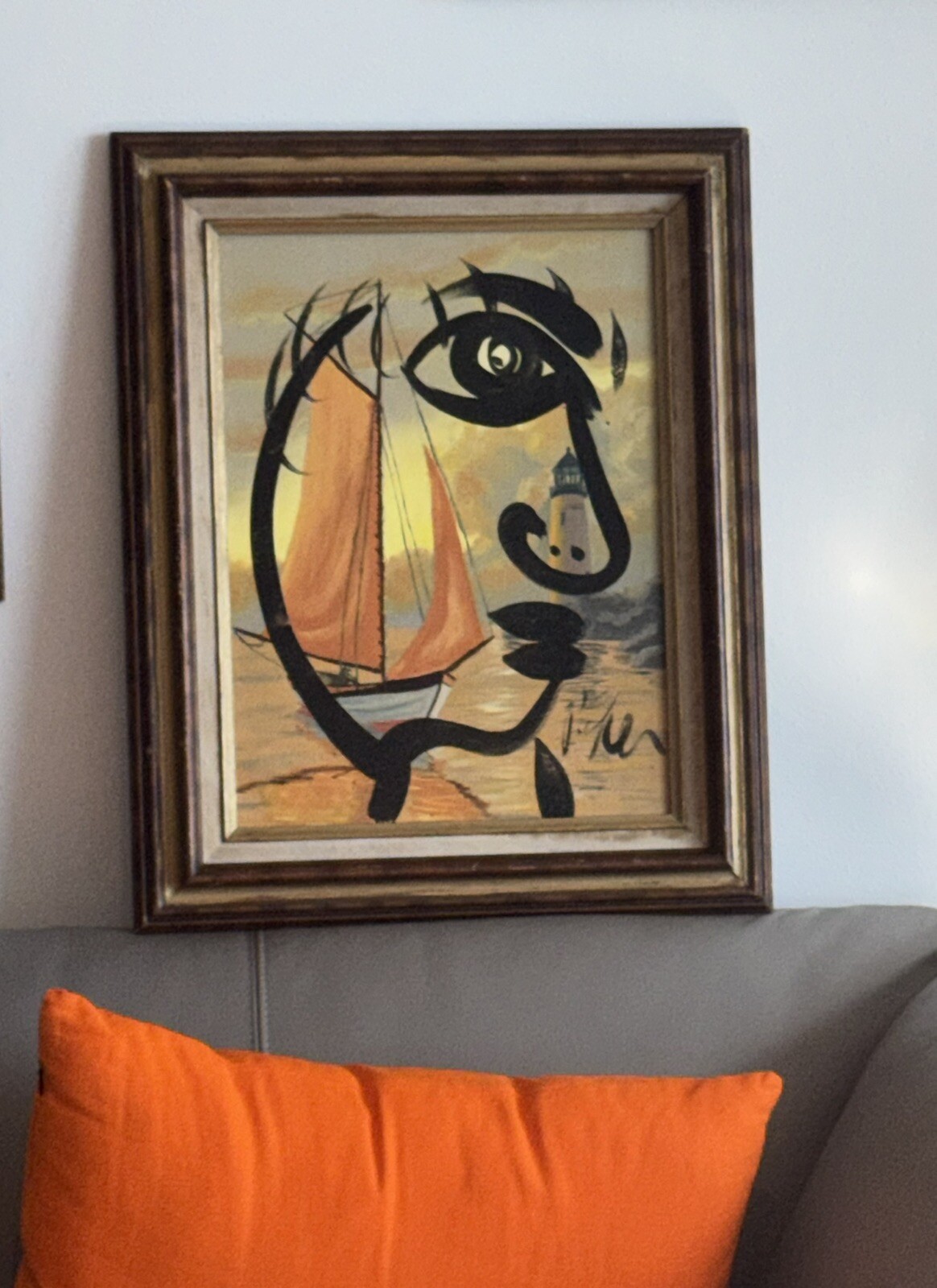 PETER KEIL VINTAGE PAINTING – FRAMED 17”x21”