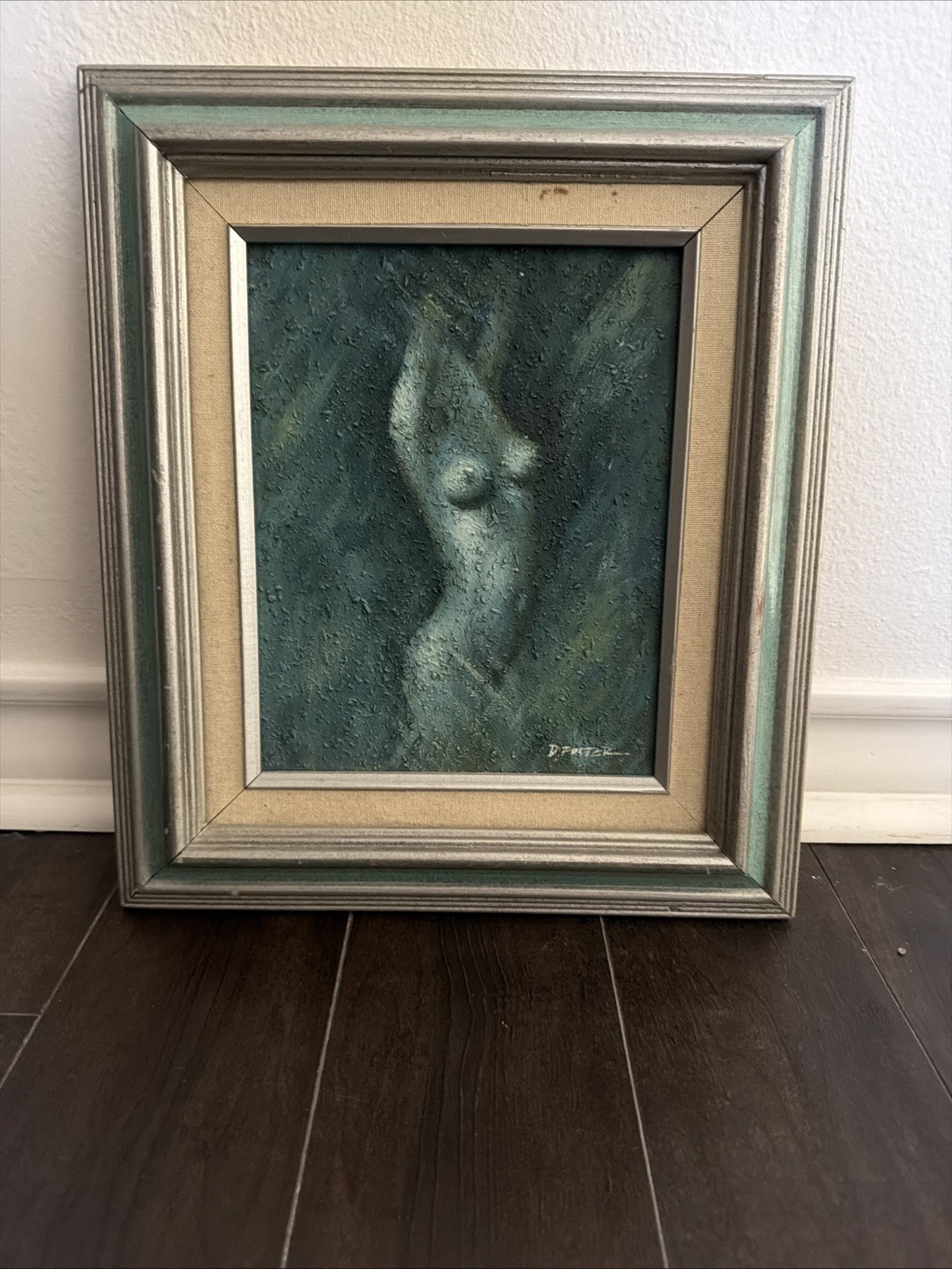 D Foster Painting Of The Female Body. Textured And Beautifully Framed.