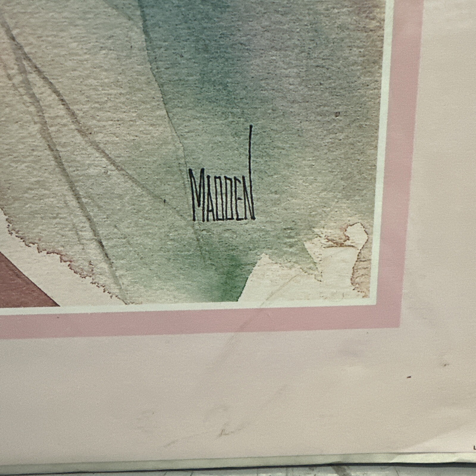 Vintage Magnolias Blooms Fine Art Print Watercolor Litho by Artist Terry Madden
