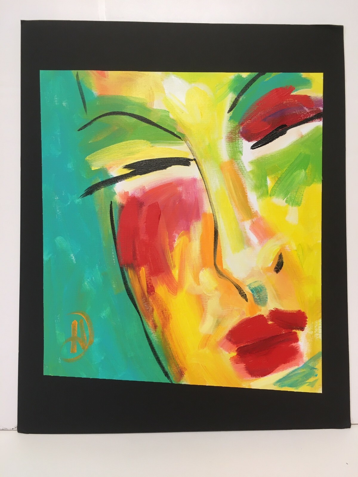 Asia Lady #7 original artwork 16 x 20