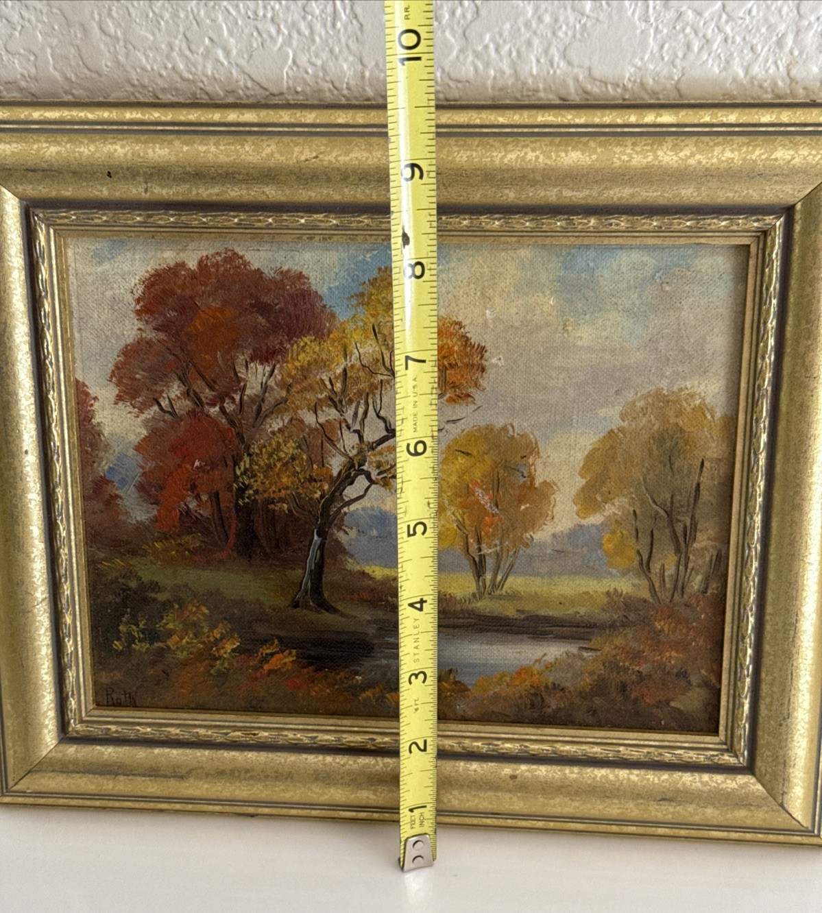 Edward Andreas Roth California Artist Oil Painting Framed Artwork