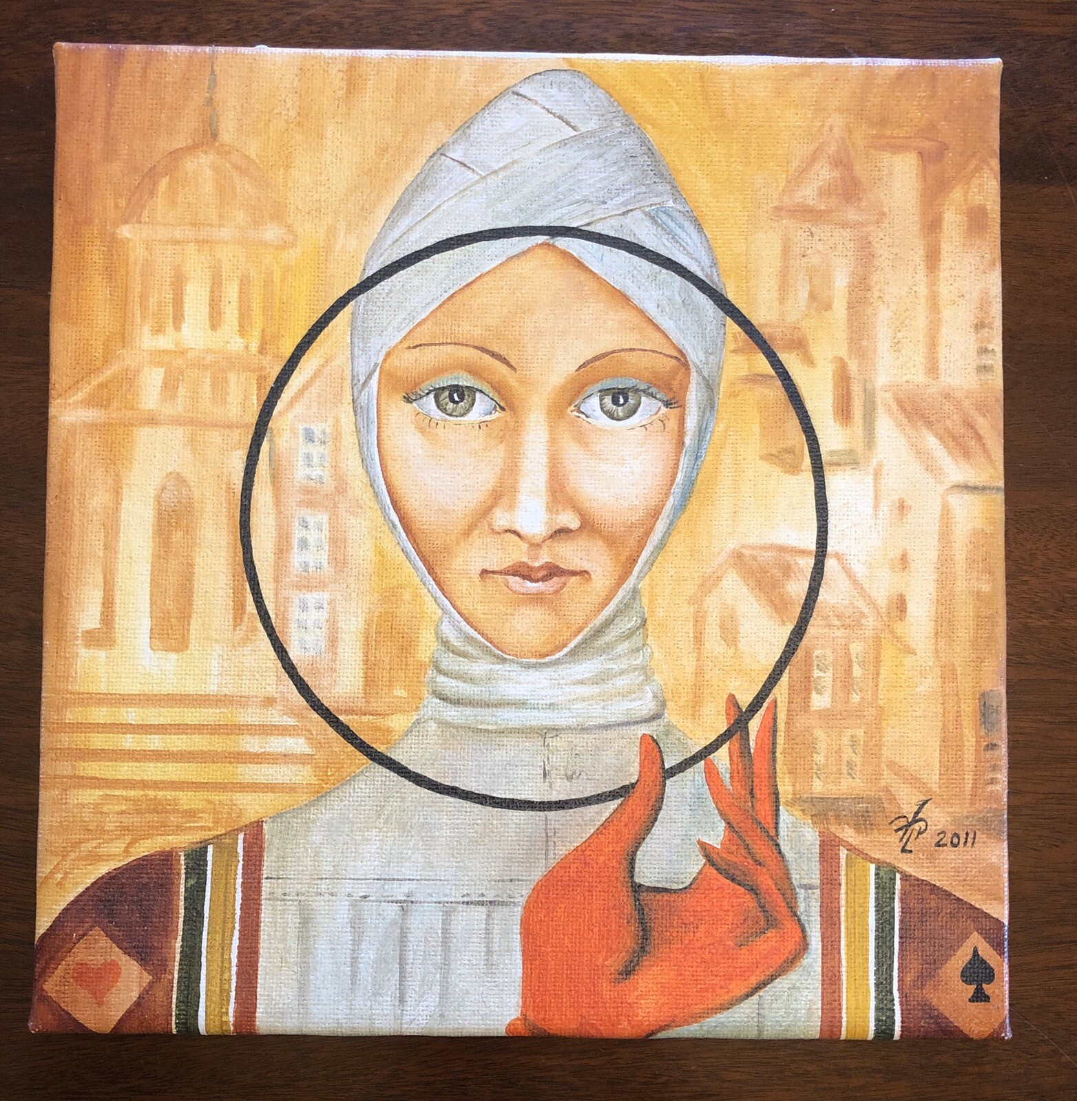 Oriiginal Oil on Canvas Signed Painting – Vlad Pronkin