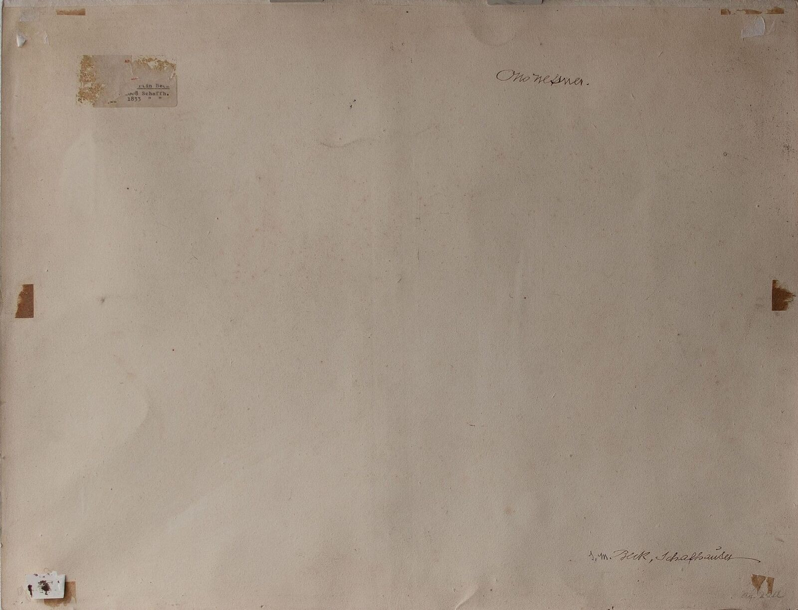 Unique Tivoli Sanctuary of Hercules Victor Architecture Unsigned Watercolor 1833