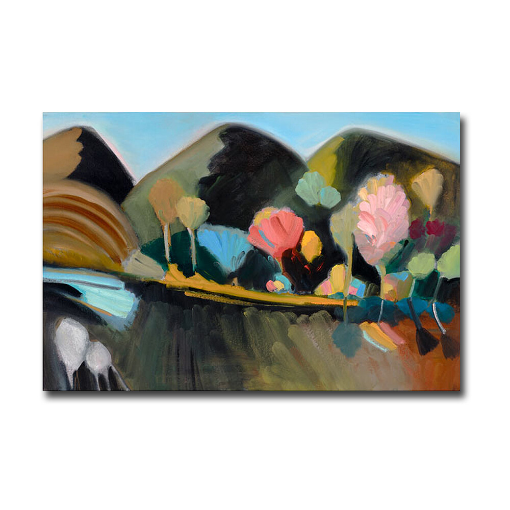 Mountain High by Ellen Dieter Gallery-Wrapped Canvas Giclee Art (16 in x 24 in)