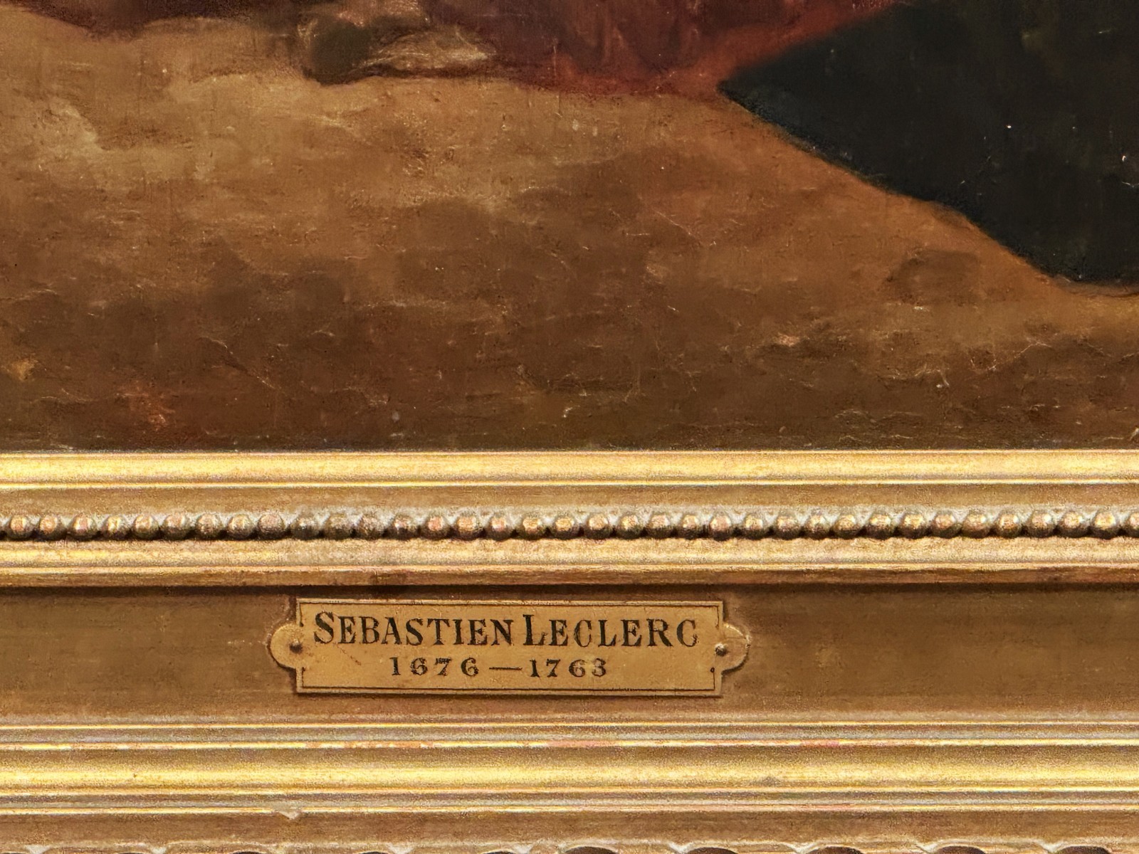 Sebastien Leclerc the Younger (French), 18th C Rococo Style O/C Pastoral Scene!