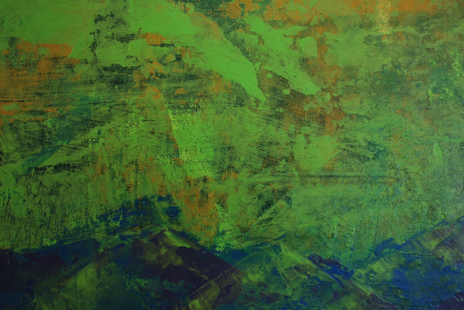 Original 26”x30” ,Acrylic, Signed, Abstract