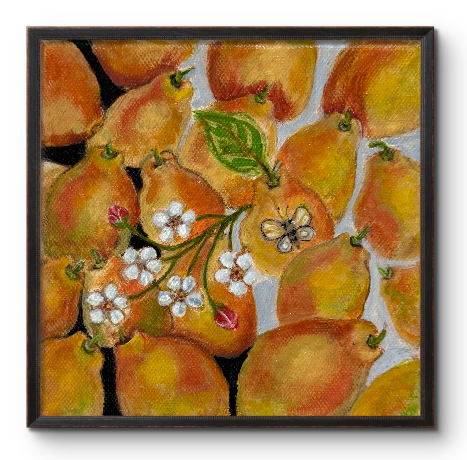 DREAMY LEMONS 6×6 MODERN ART COLLECTIBLE INTERIOR DESIGN